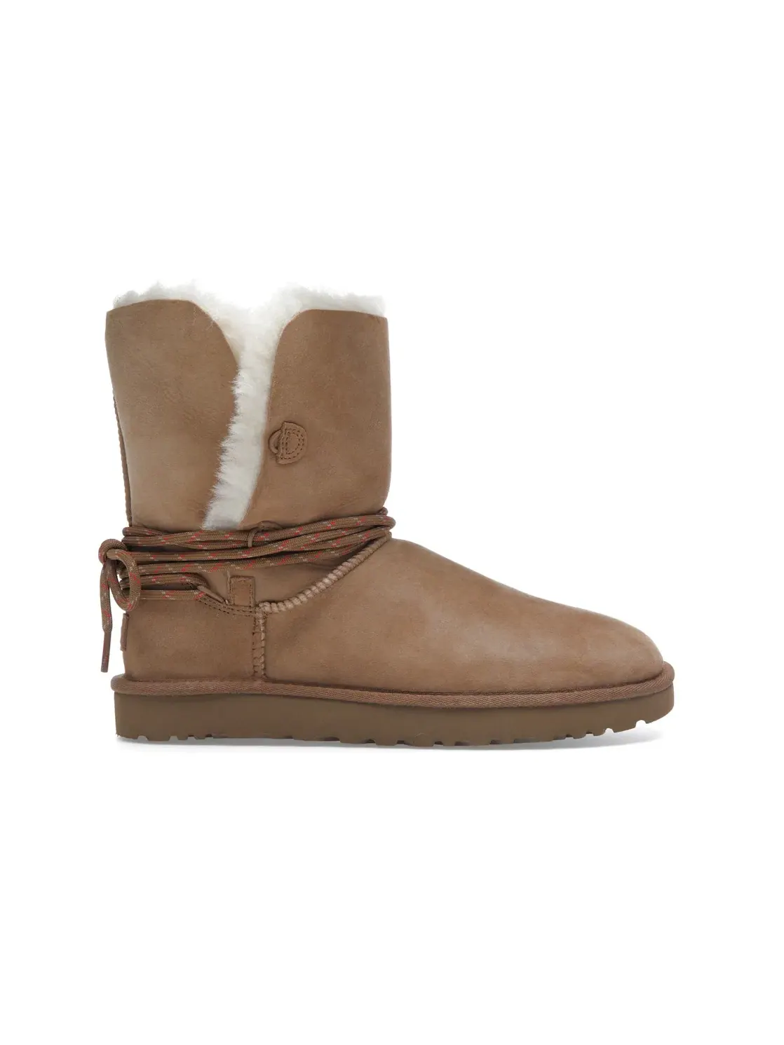 Ботинки женские UGG Bailey Tie — изображение 1 из 4, каштановый