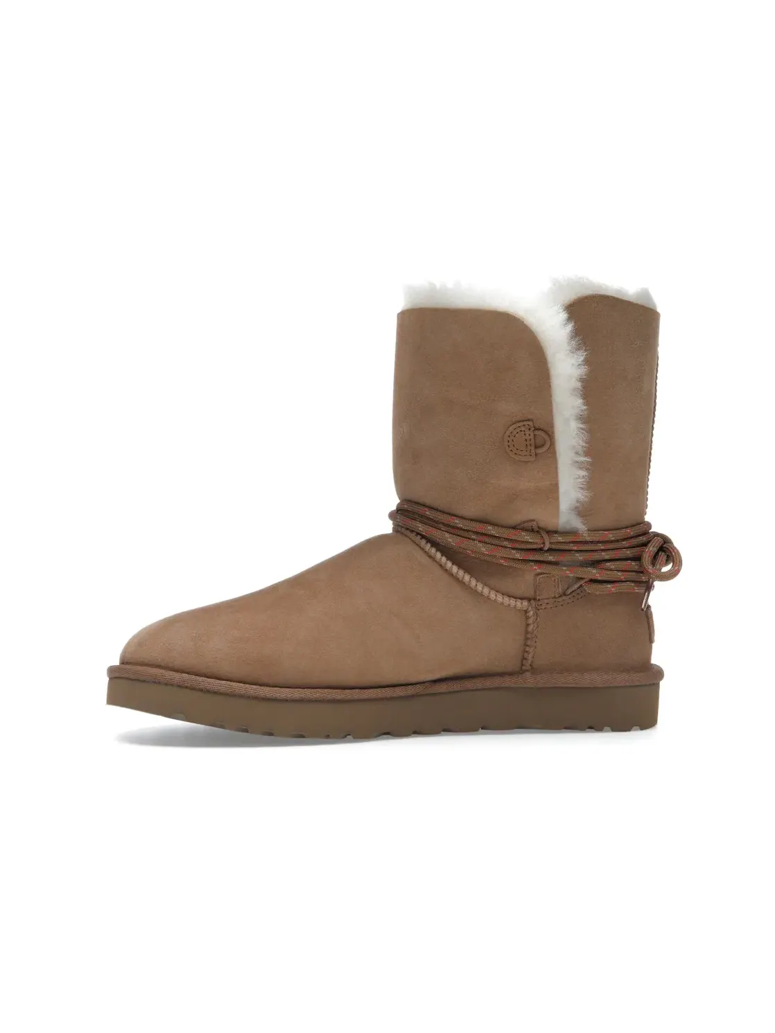 Ботинки женские UGG Bailey Tie — изображение 3 из 4, каштановый