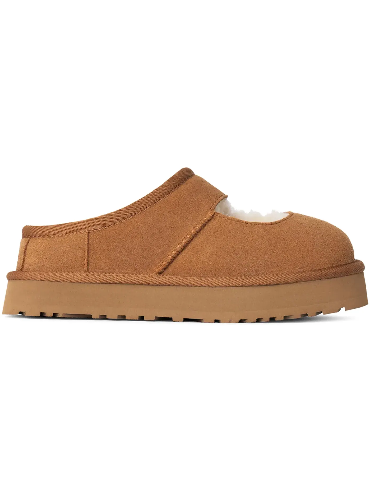 Тапочки детские UGG Bea Mary Jane — изображение 1 из 1, каштановый