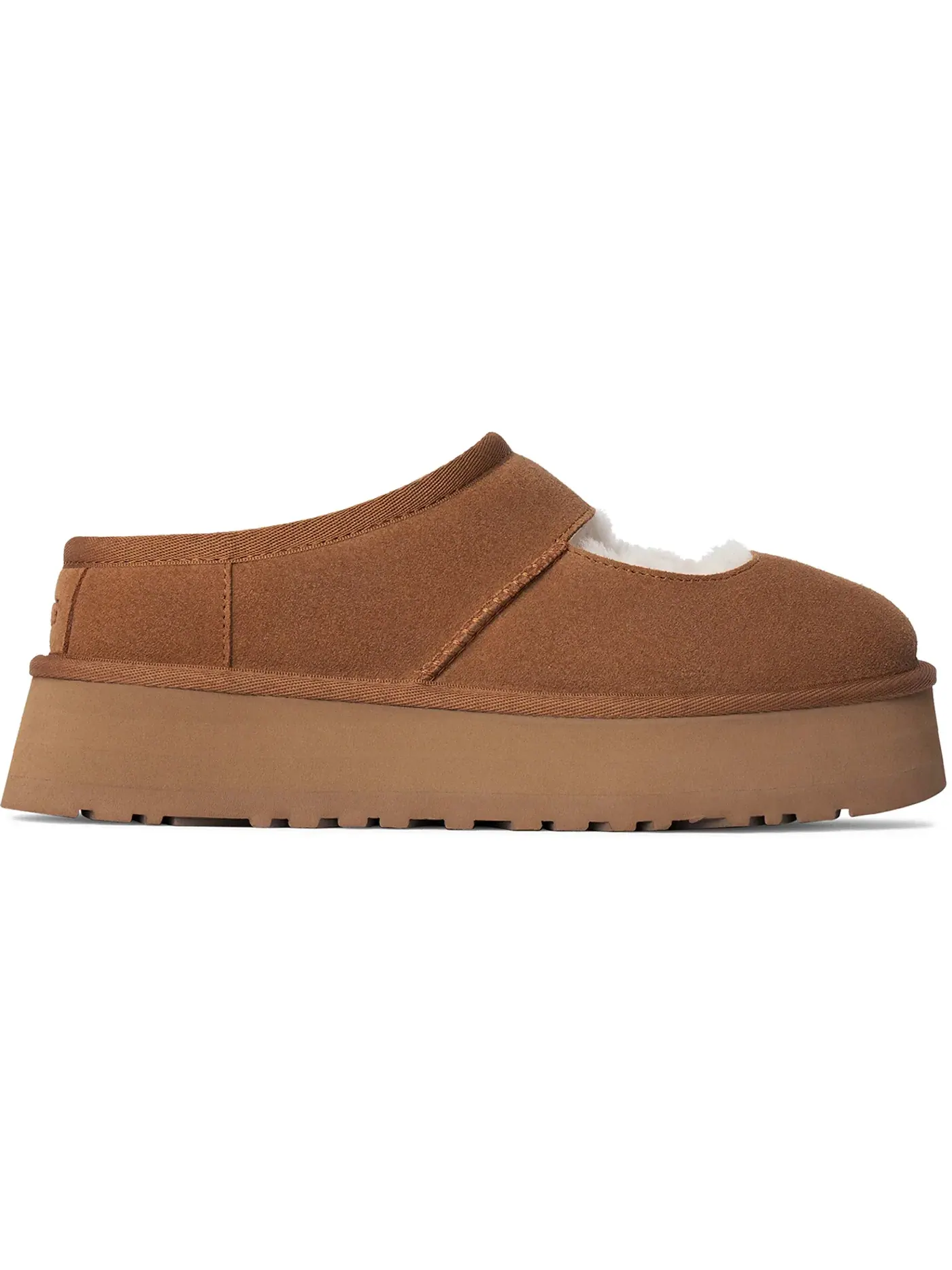 Шлепанцы женские UGG Bea Mary Jane — изображение 1 из 1, каштановый