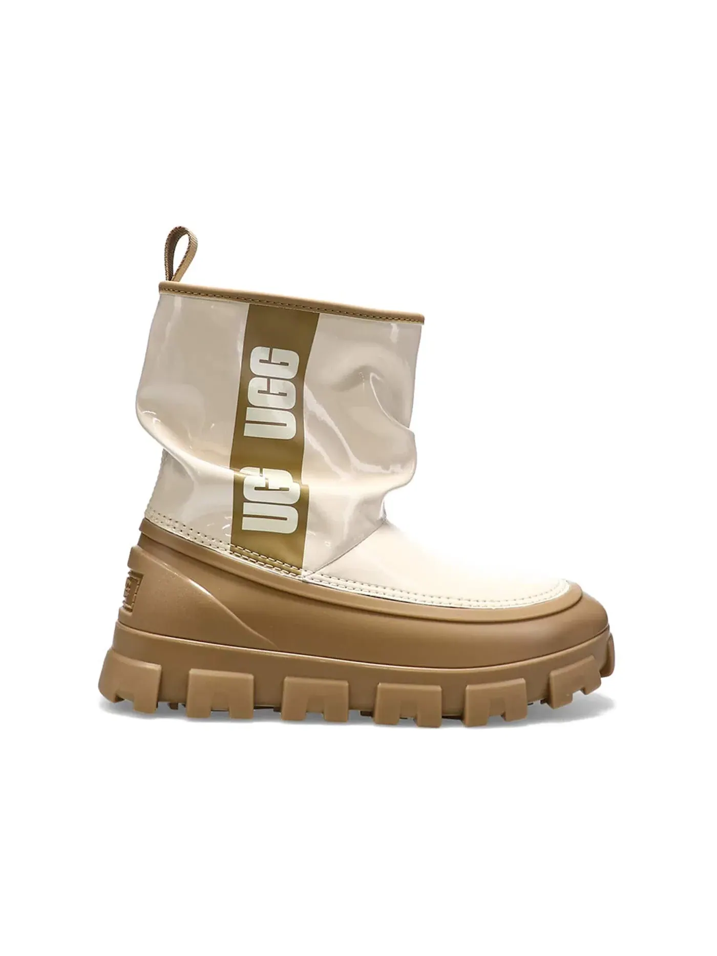 Сапоги женские UGG Classic Brellah Mini — изображение 1 из 1, горчичный/молочный