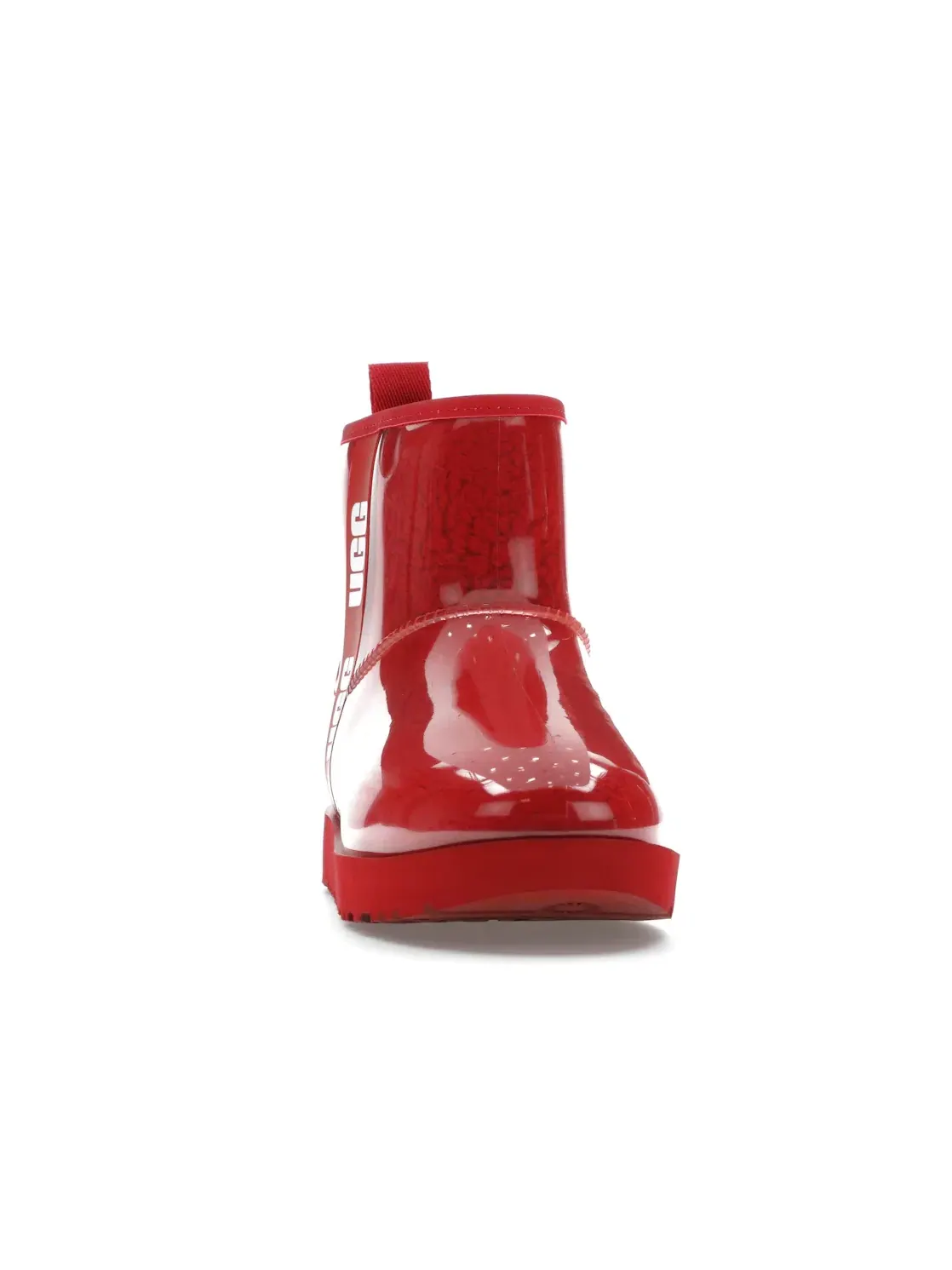 Ботинки женские UGG Classic Clear Mini — изображение 2 из 4, красный/белый