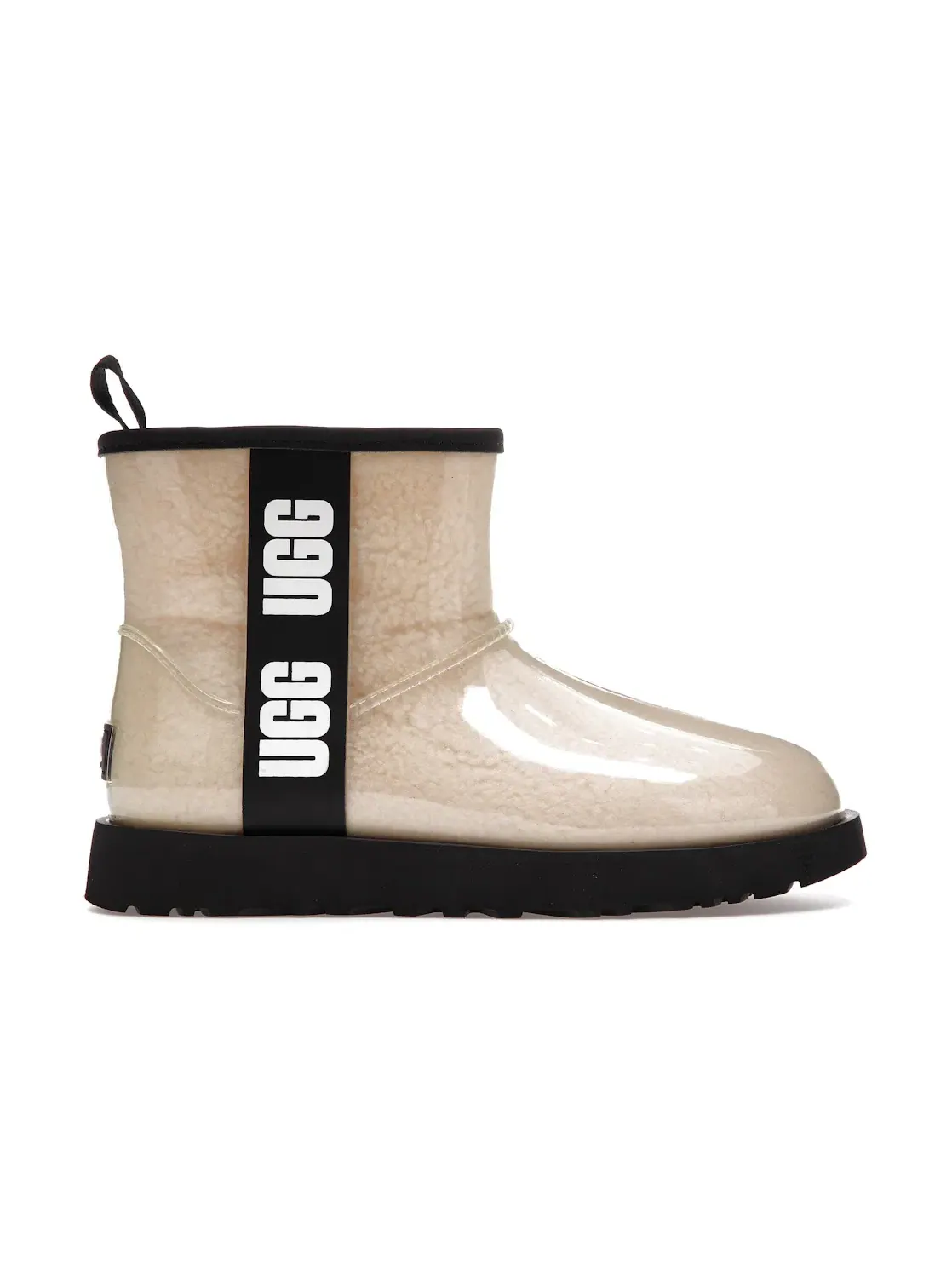 Ботинки женские UGG Classic Clear Mini — изображение 1 из 4, бежевый/черный