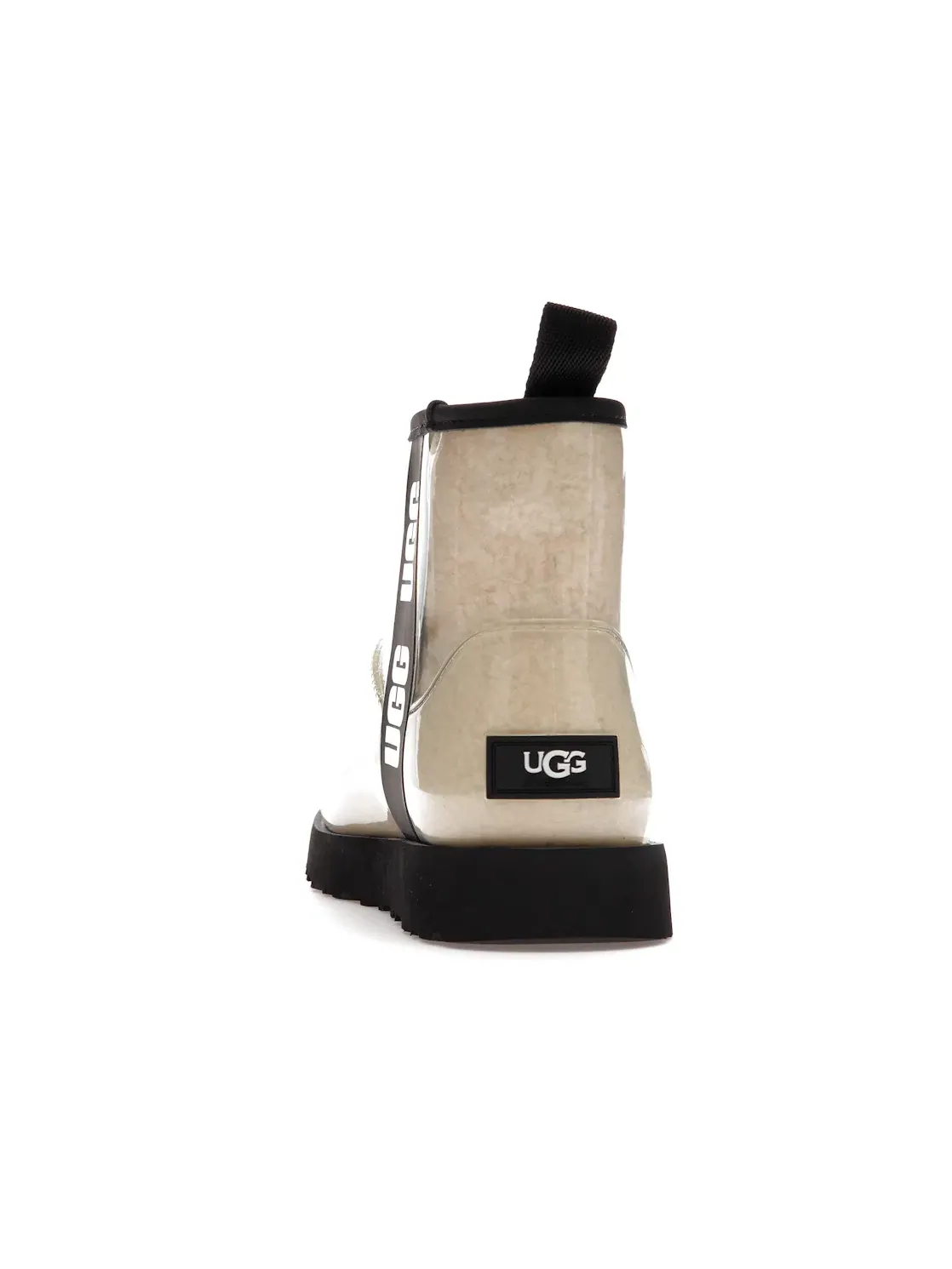 Ботинки женские UGG Classic Clear Mini — изображение 4 из 4, бежевый/черный