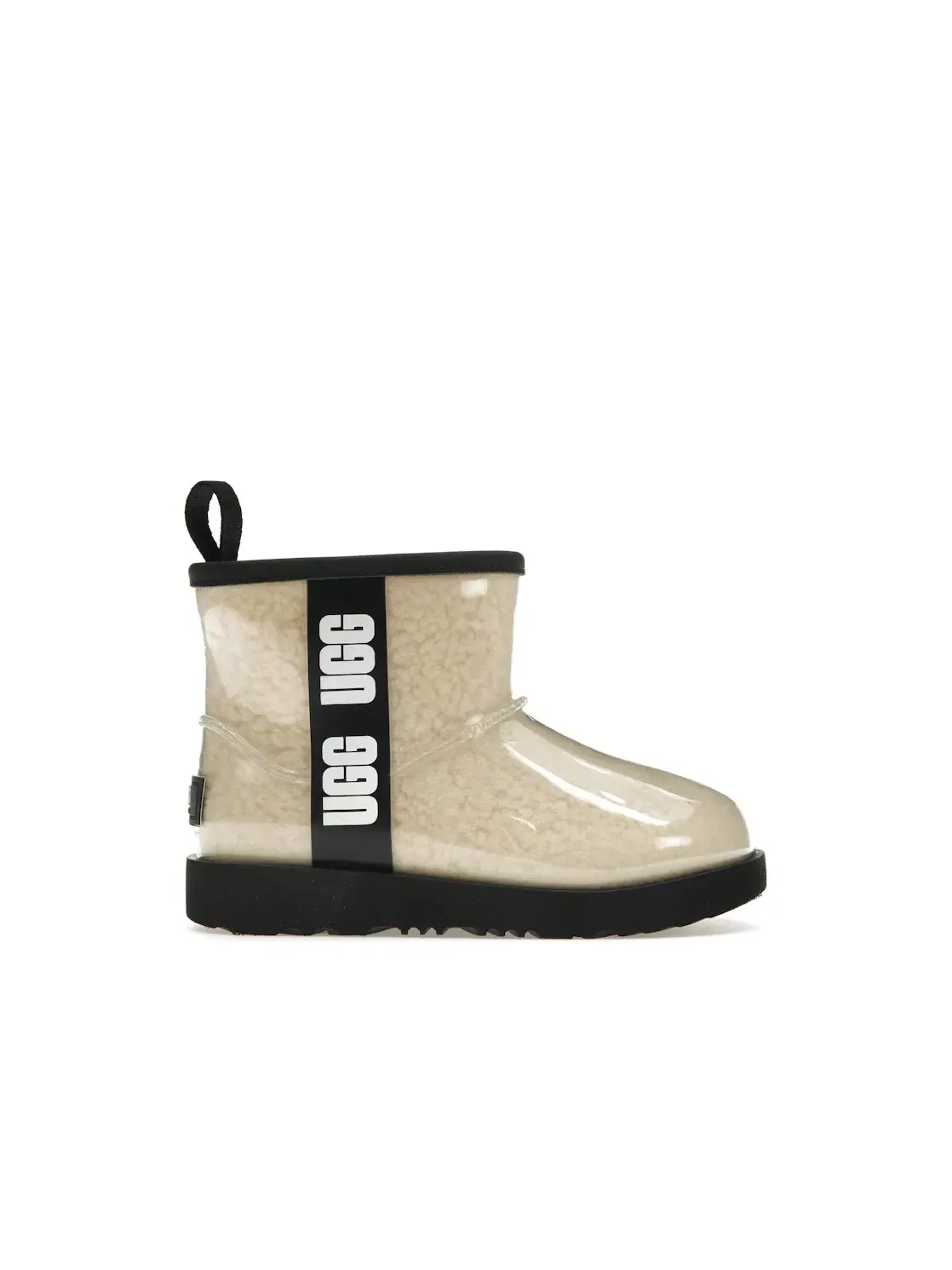 Ботинки детские UGG Classic Clear Mini II — изображение 1 из 4, бежевый/черный