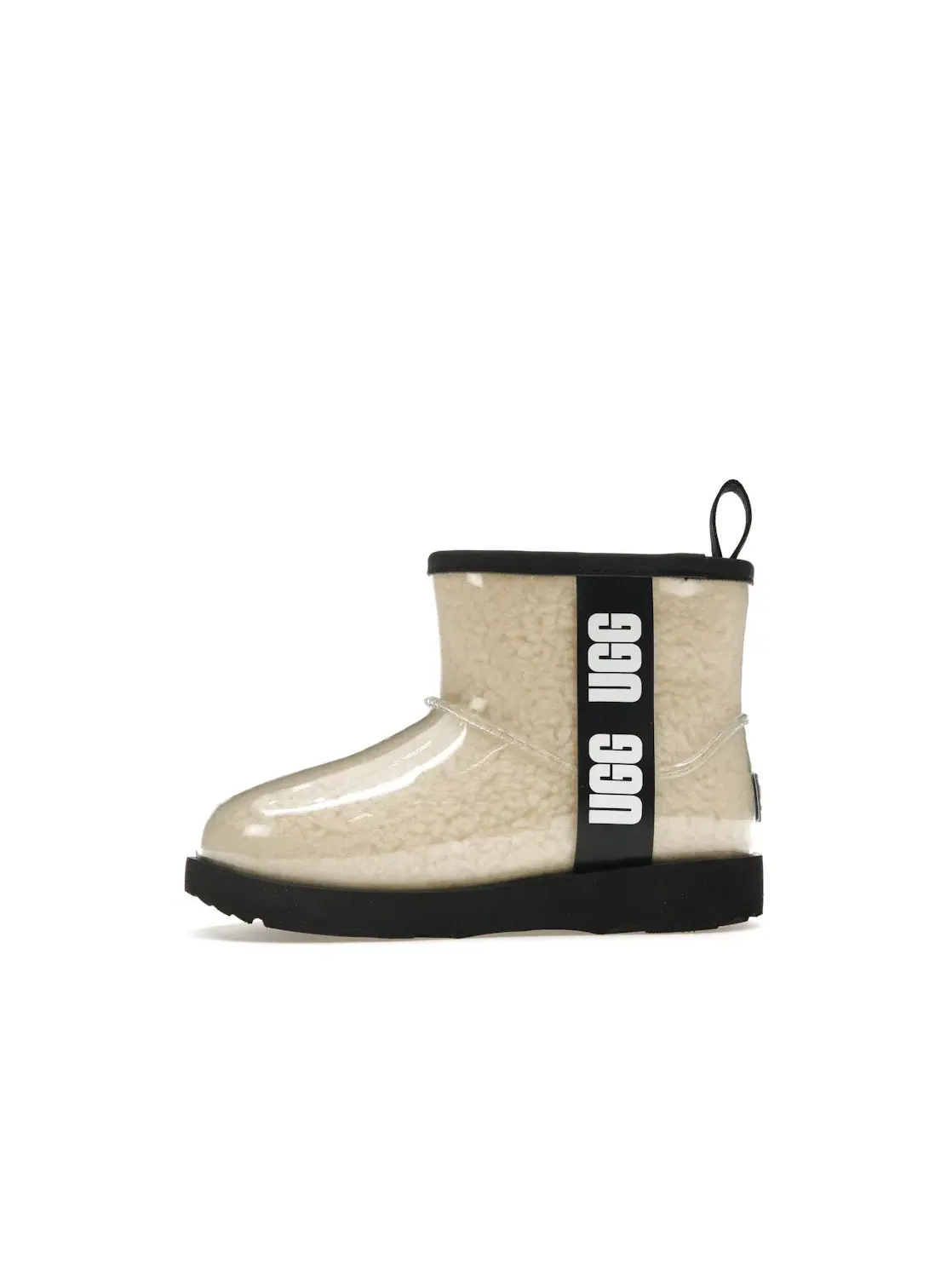 Ботинки детские UGG Classic Clear Mini II — изображение 3 из 4, бежевый/черный