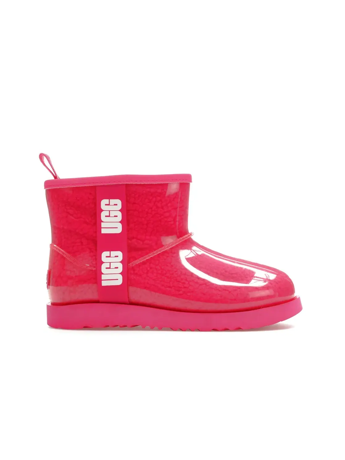 Сапоги детские UGG Classic Clear Mini II — изображение 1 из 4, розовый