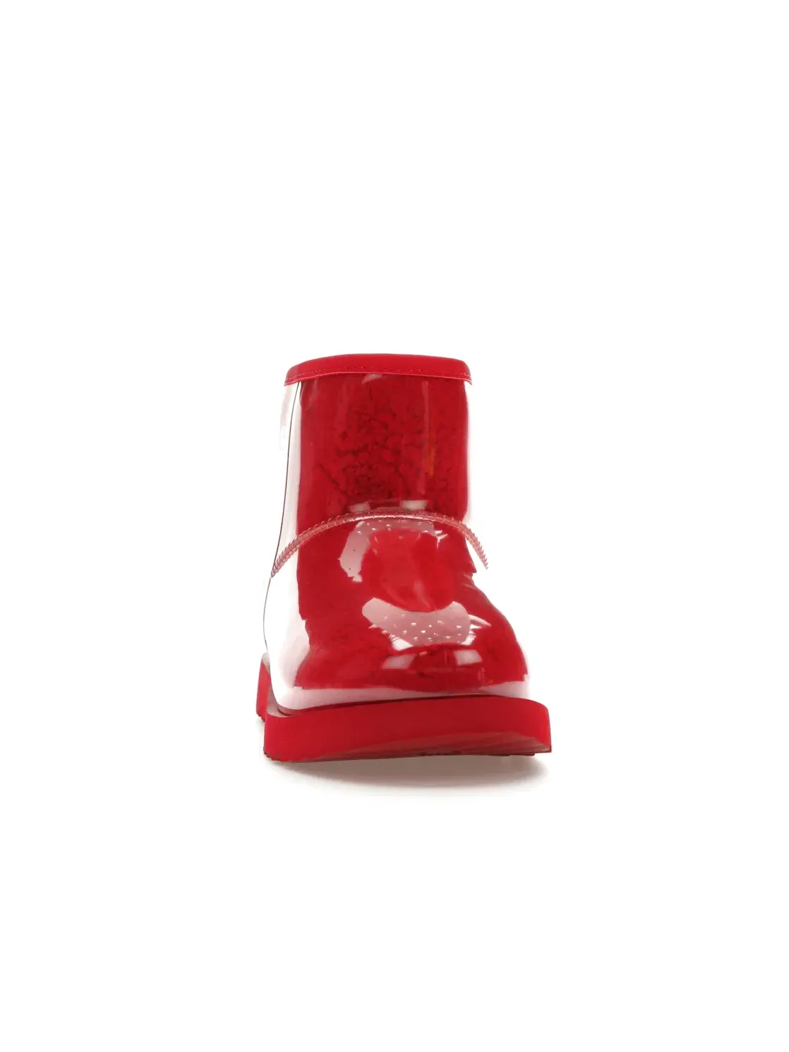 Сапоги детские UGG Classic Clear Mini II — изображение 2 из 4, красный