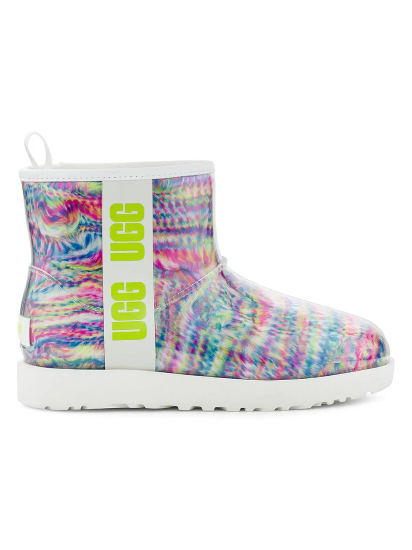Сапоги женские UGG Classic Clear Mini Pixelate — изображение 1 из 1, белый