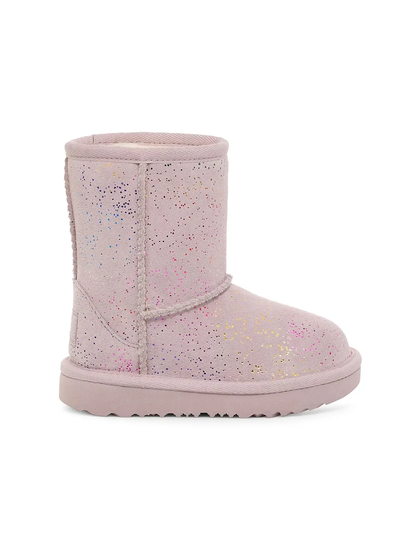 Сапоги детские UGG Classic II Shimmer Sky — изображение 1 из 1, серебристый