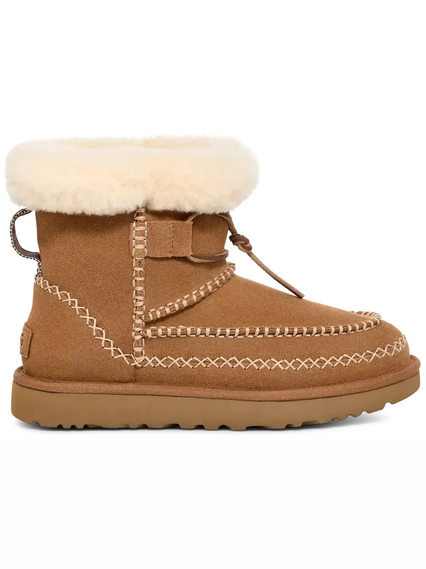 Ботинки женские UGG Alpine Classic Mini Alpine — изображение 1 из 1, каштановый