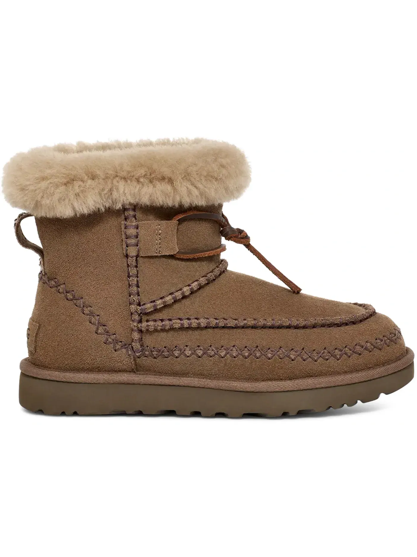 Ботинки женские UGG Classic Mini Alpine, ореховый — изображение 1 из 1, хикори