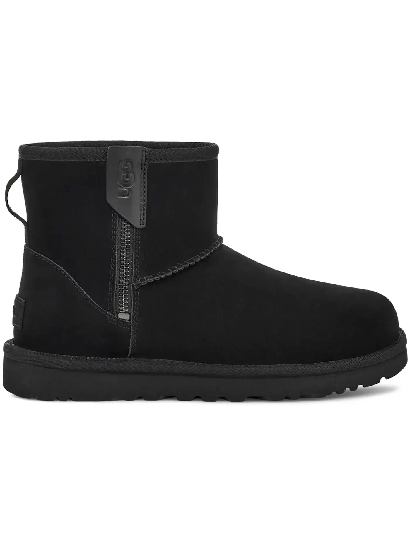 Ботинки женские UGG Classic Mini Bailey Zip — изображение 1 из 1, черный