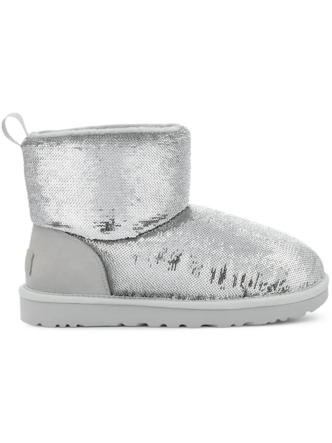 Сапоги женские UGG Classic Mini — изображение 1 из 3, серебристый