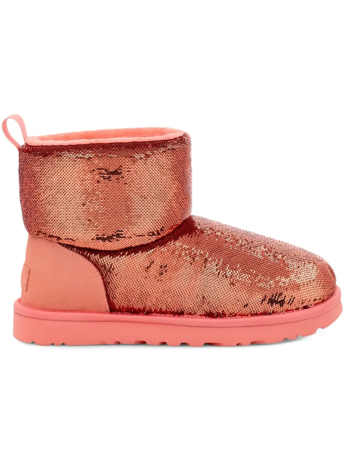 Ботинки женские UGG Classic Mini Starfish — изображение 1 из 3, розовый