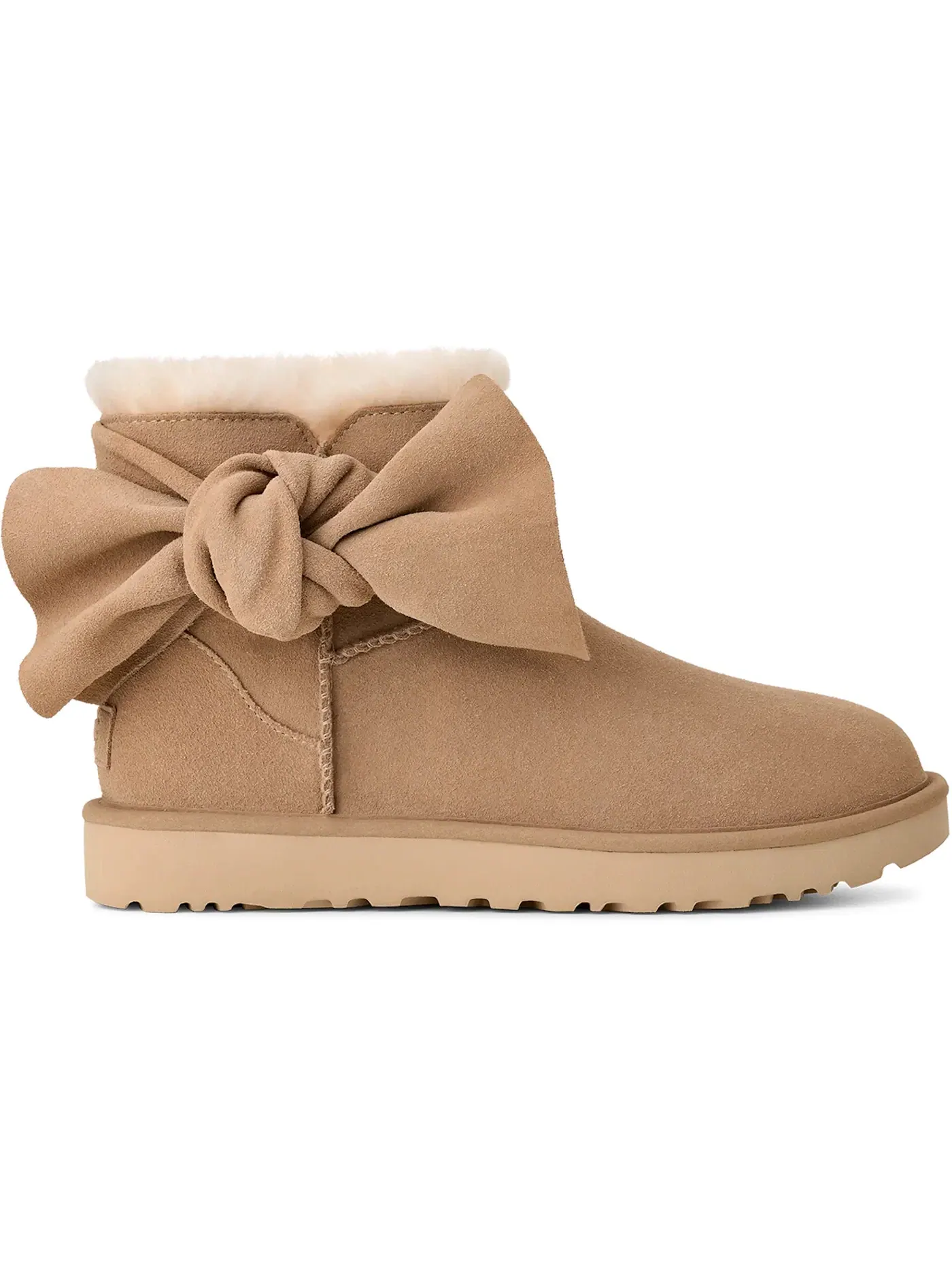 Ботинки женские UGG Classic Mini Bow — изображение 1 из 1, песочный