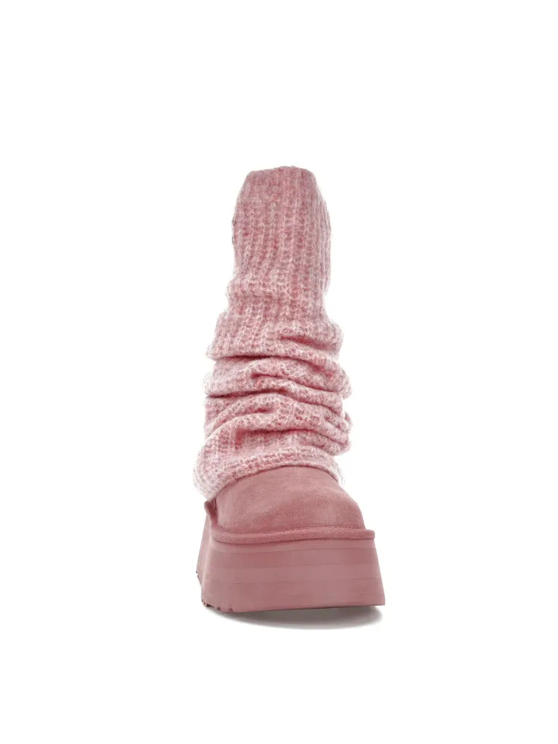 Сапоги женские UGG Classic Mini Dipper Legwarmer — изображение 2 из 4, светло-розовый