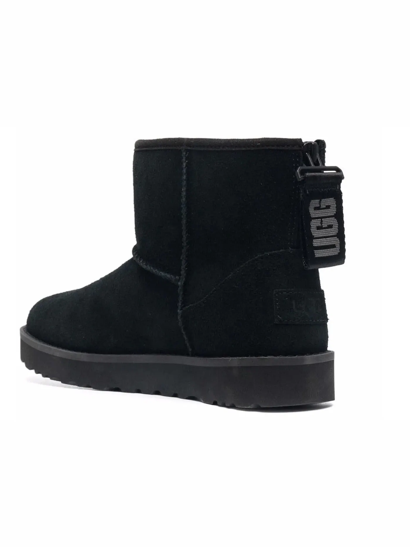 Ботинки женские UGG Classic Mini Logo Zip — изображение 2 из 2, черный