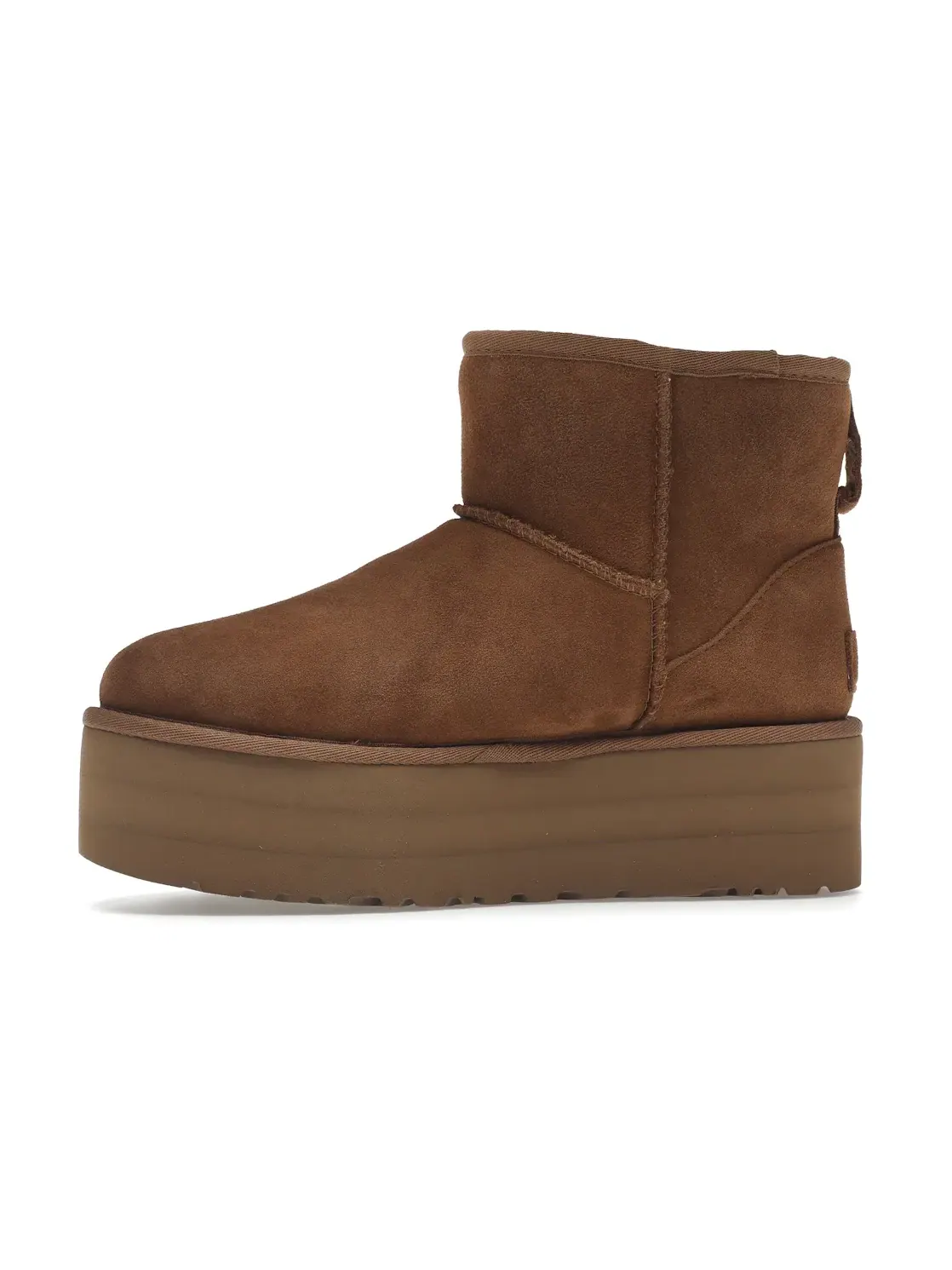 Ботинки женские UGG Classic Mini Platform — изображение 3 из 4, каштановый