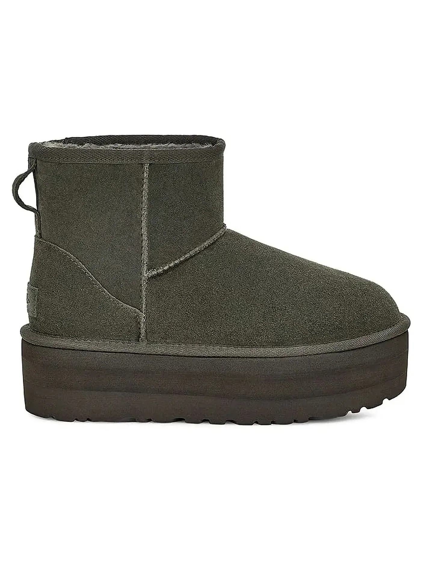 Ботинки женские UGG Classic Mini Platform — изображение 1 из 1, темно-зеленый