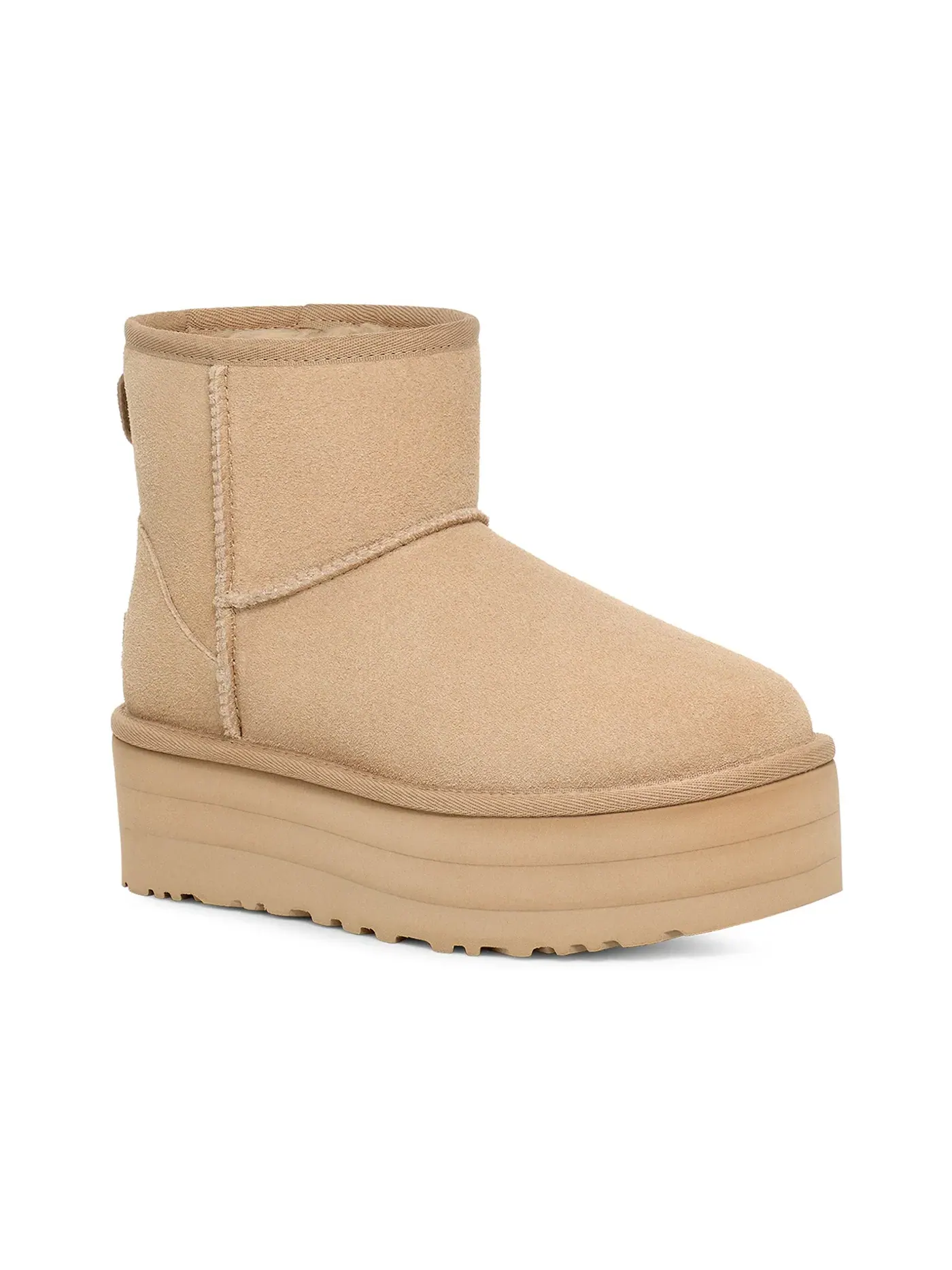 Ботинки женские UGG Classic Mini Platform — изображение 2 из 3, горчичный