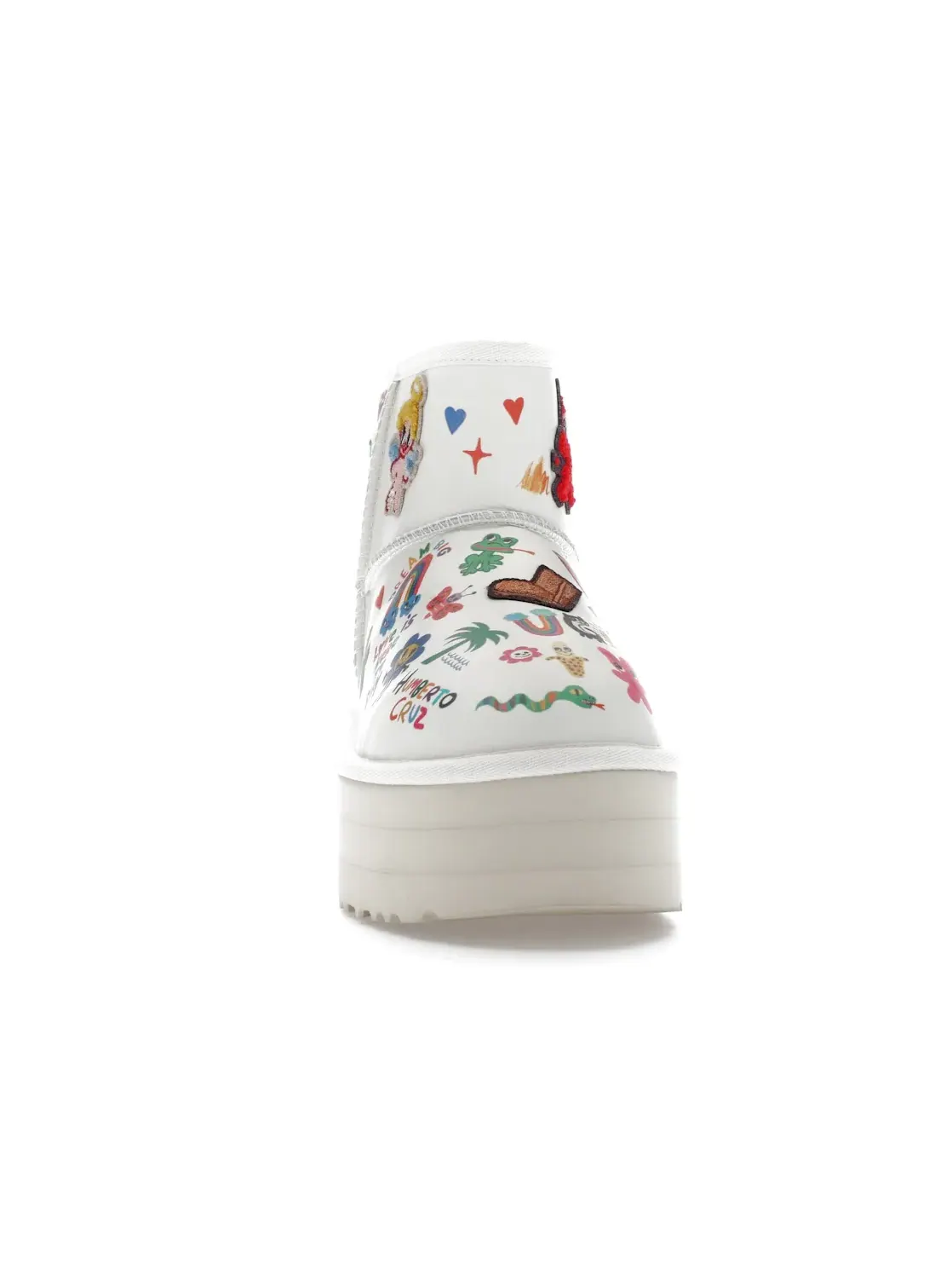 Ботинки женские UGG Classic Mini Platform Pop Sketch — изображение 2 из 4, белый