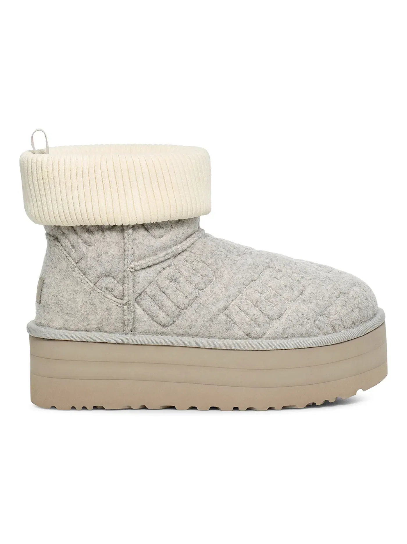 Ботинки женские UGG Classic Mini Platform Felted — изображение 1 из 1, серый