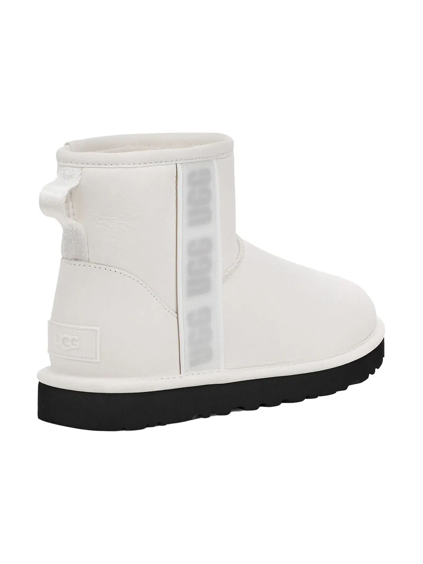 Ботинки женские UGG Classic Mini Side Logo Ultra Matte — изображение 2 из 3, белый