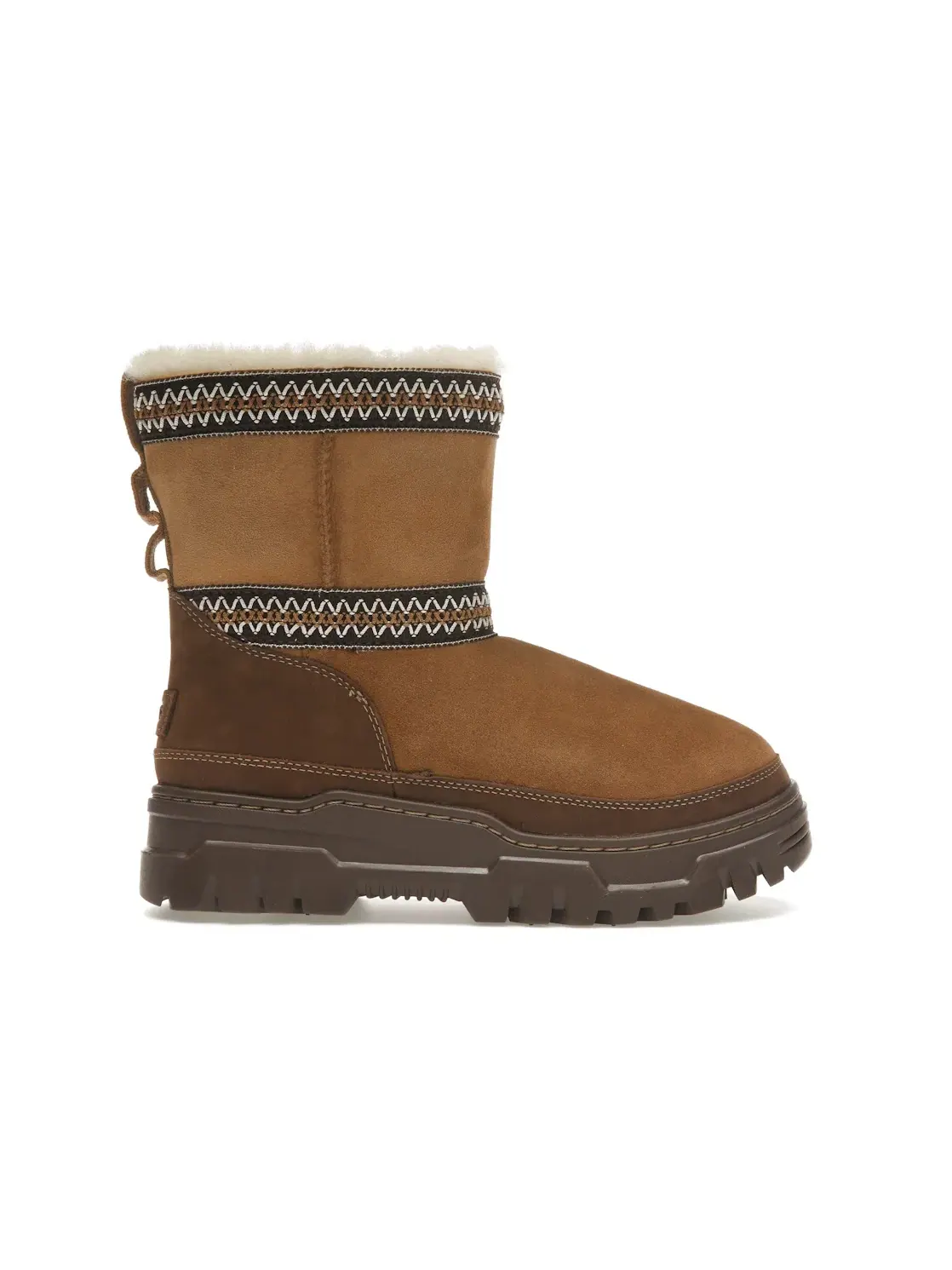 Ботинки женские UGG Classic Mini TrailGazer — изображение 1 из 4, каштановый