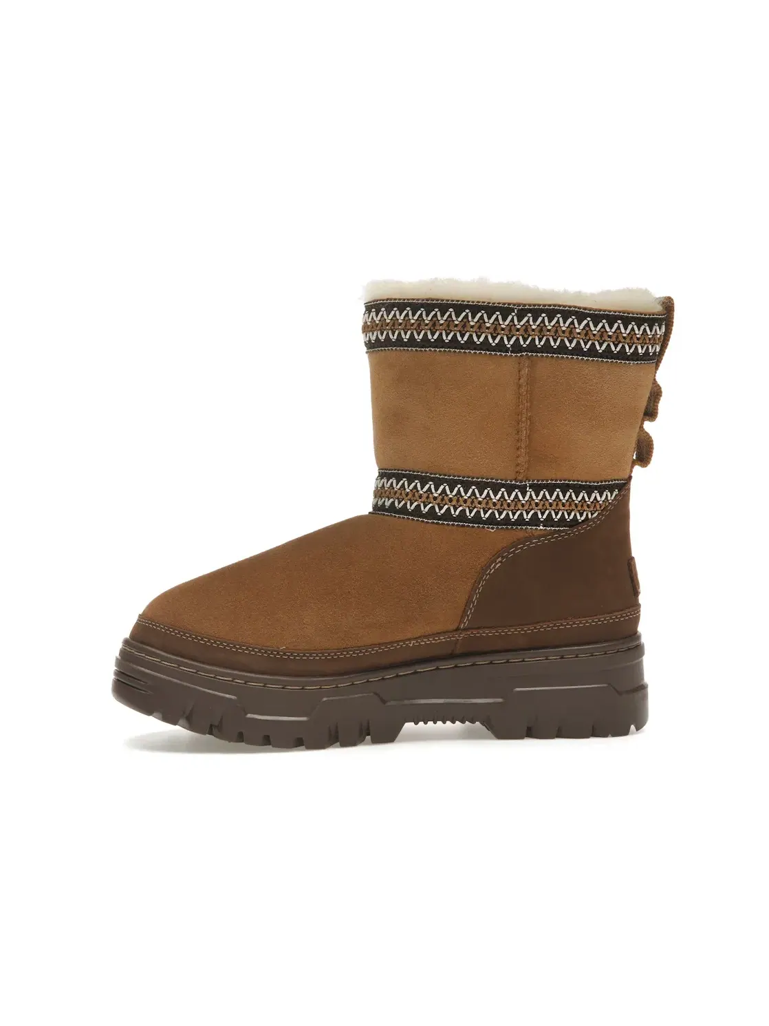 Ботинки женские UGG Classic Mini TrailGazer — изображение 3 из 4, каштановый