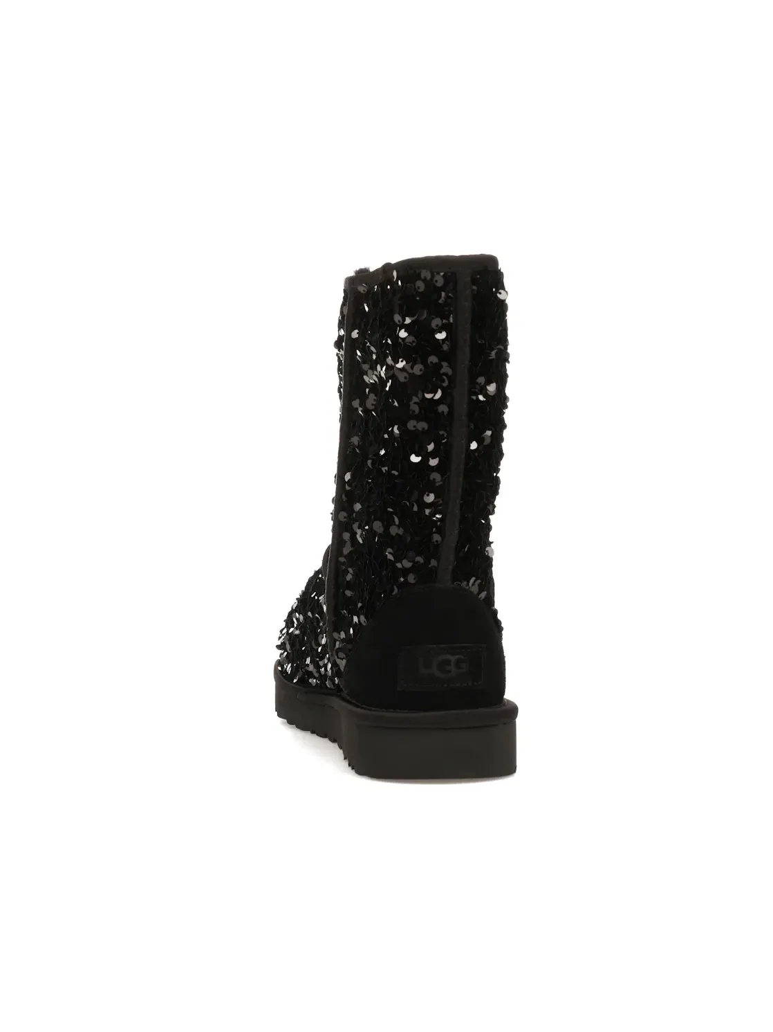 Ботинки женские UGG Classic Short Chunky Sequin — изображение 4 из 4, черный