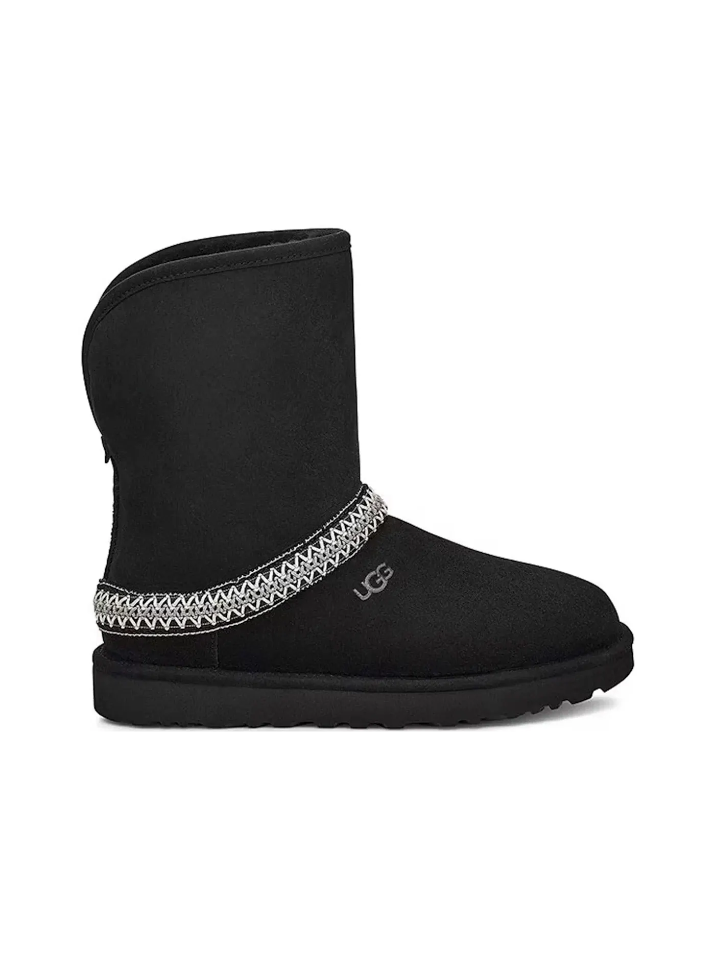 Ботинки женские UGG Classic Short Crescent — изображение 1 из 1, черный