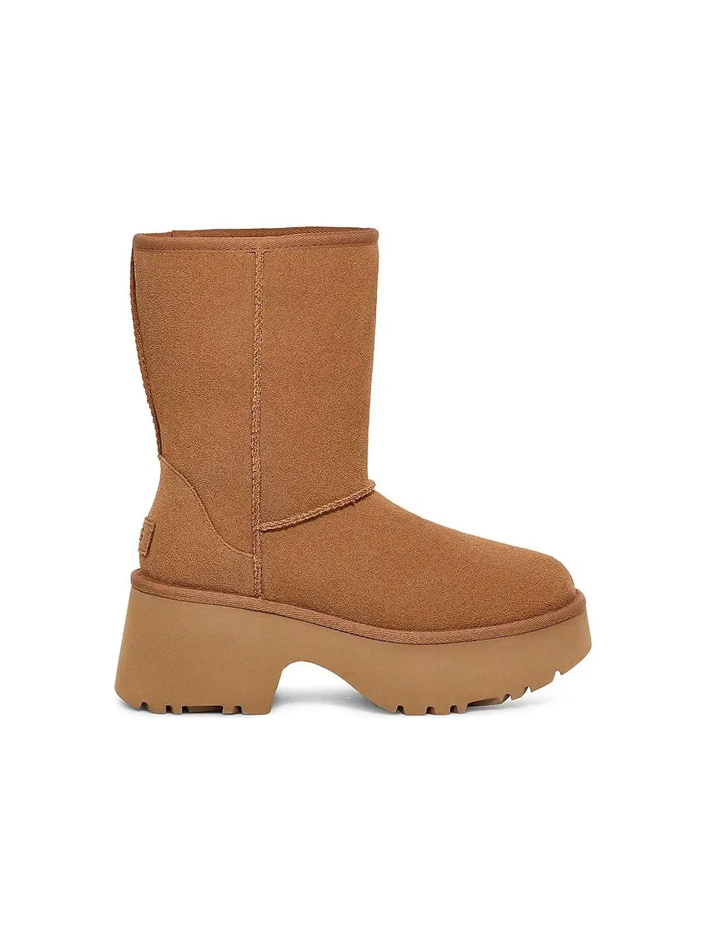 Ботинки женские UGG Classic Short New Heights — изображение 1 из 1, каштановый