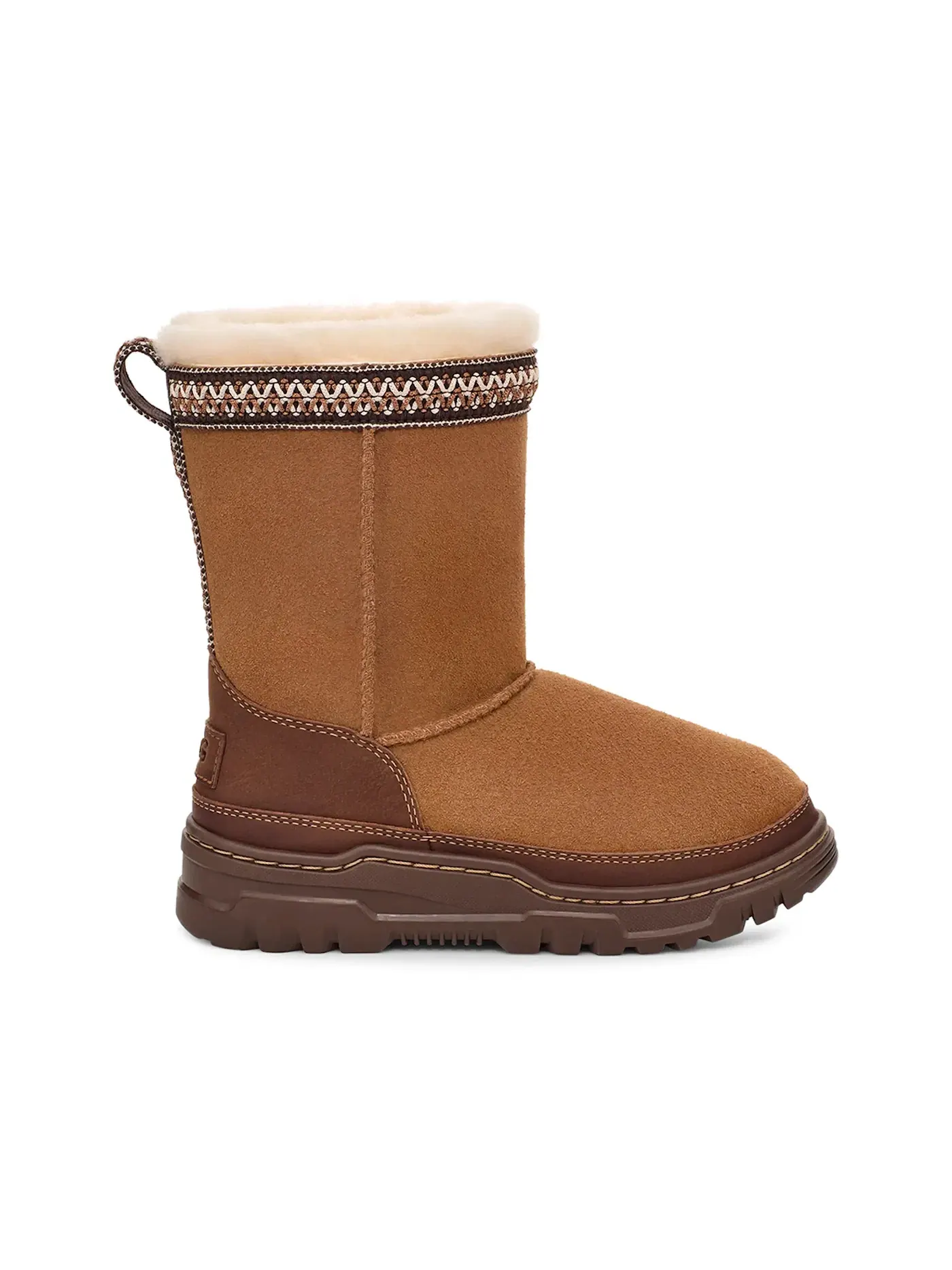 Ботинки детские UGG Classic Short TrailGazer — изображение 1 из 1, каштановый