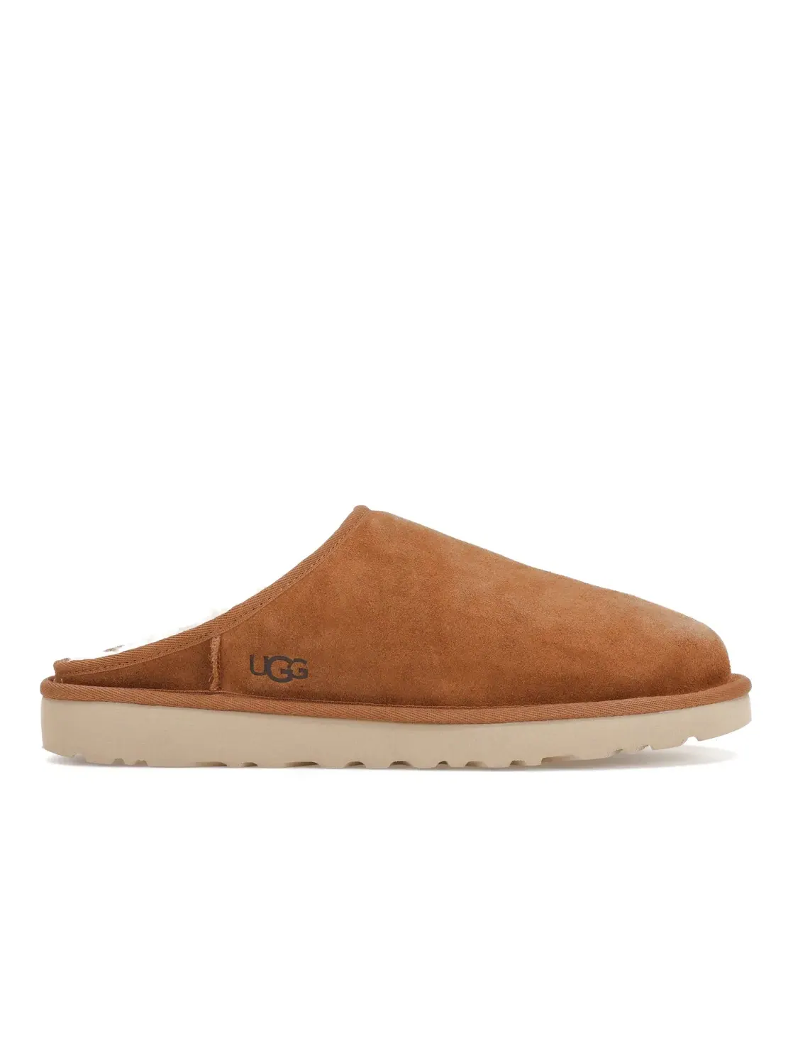 Тапочки мужские UGG Classic Slip-On — изображение 1 из 4, каштановый
