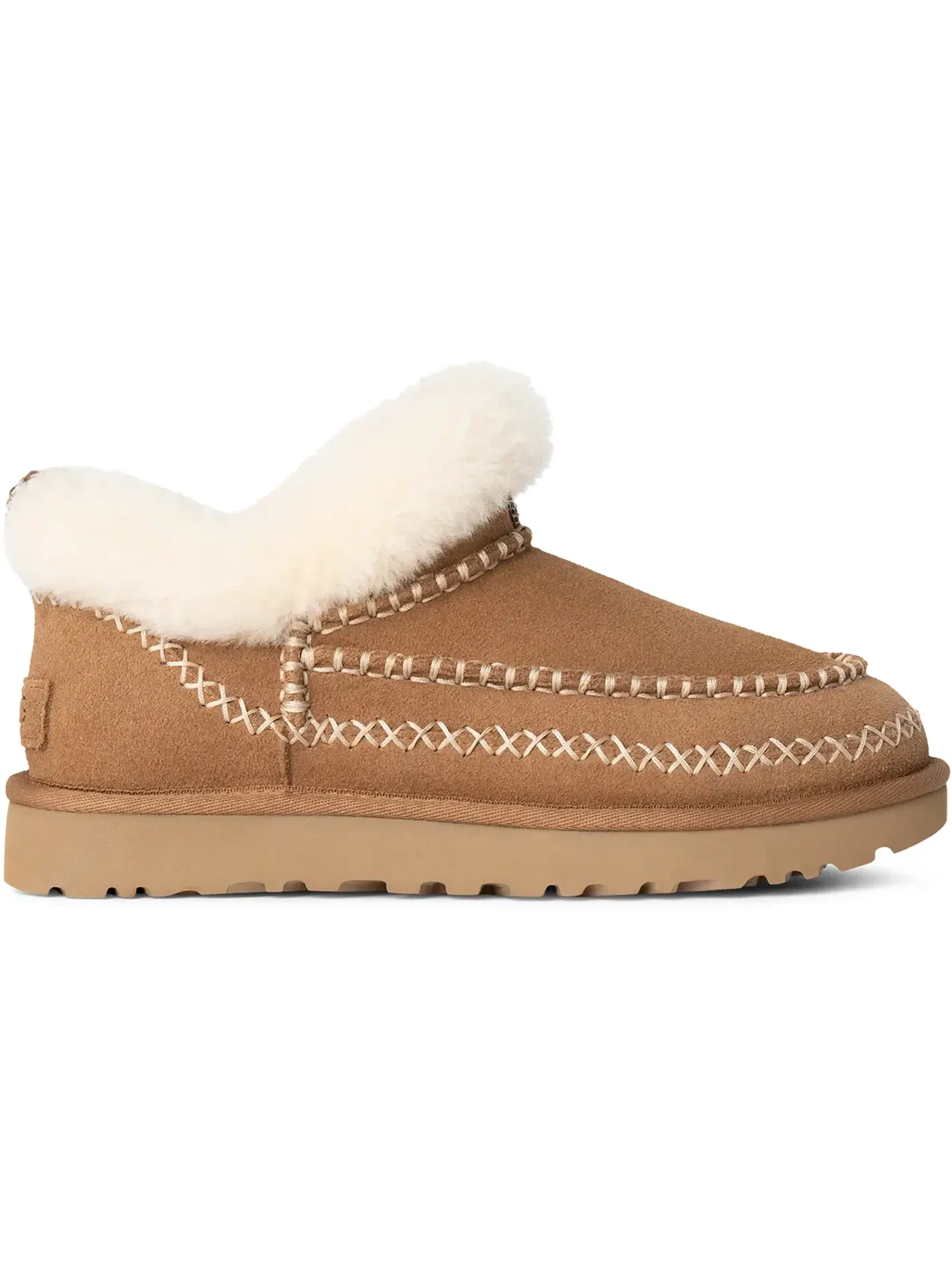 Ботинки женские UGG Classic Ultra Mini Alpine — изображение 1 из 1, каштановый