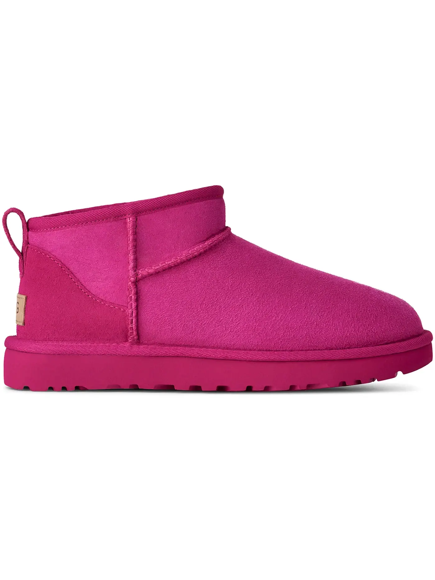 Ботинки женские UGG Classic Ultra Mini — изображение 1 из 1, темно-розовый