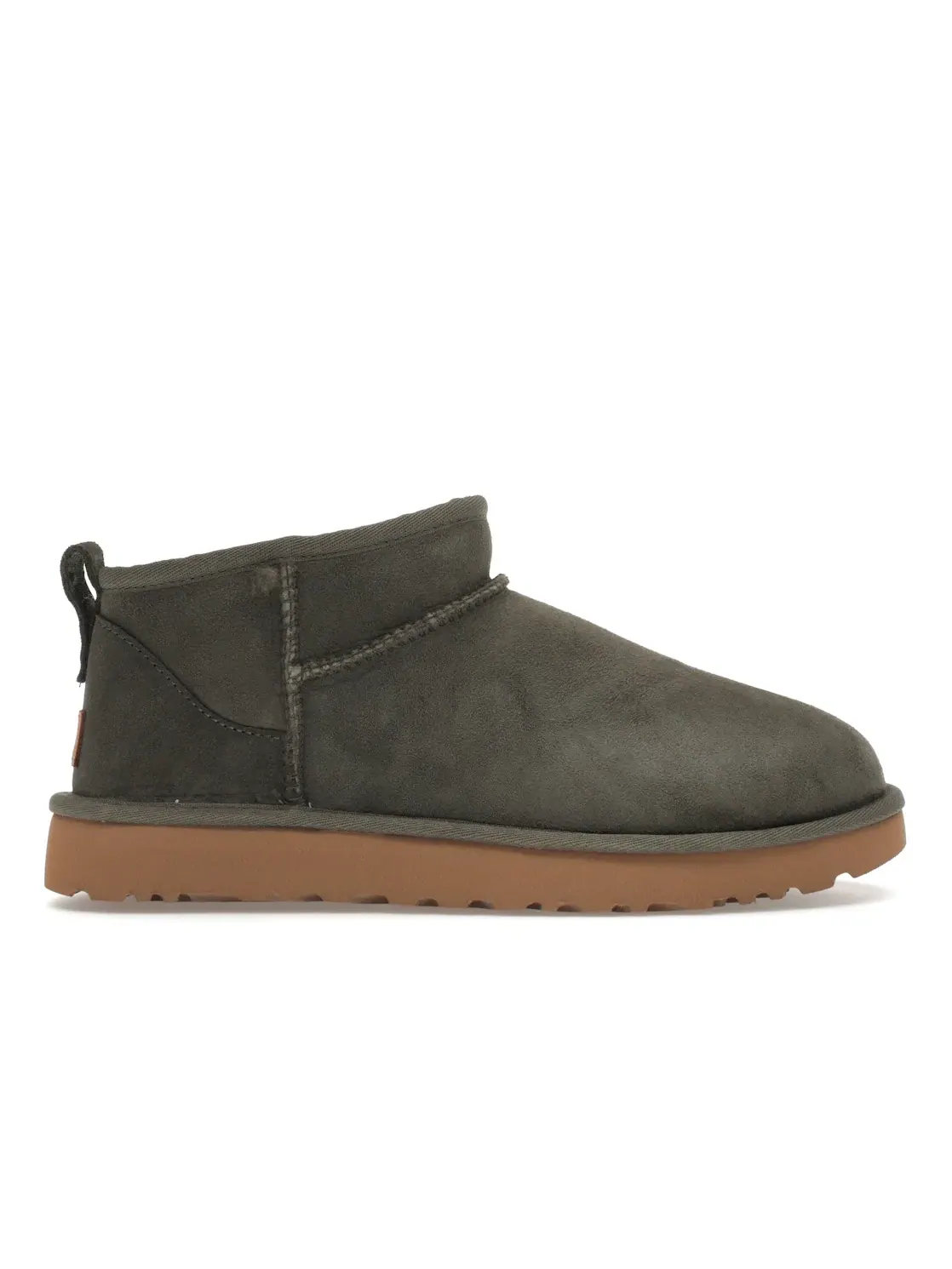 Ботинки женские UGG Classic Ultra Mini — изображение 1 из 4, темно-зеленый