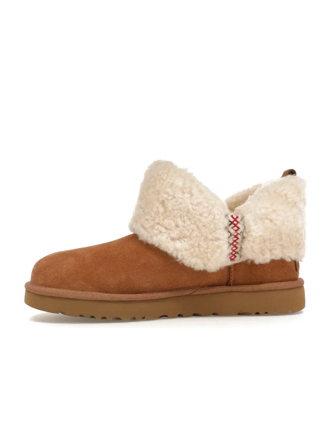 Ботинки женские UGG Classic Ultra Mini — изображение 3 из 4, каштановый