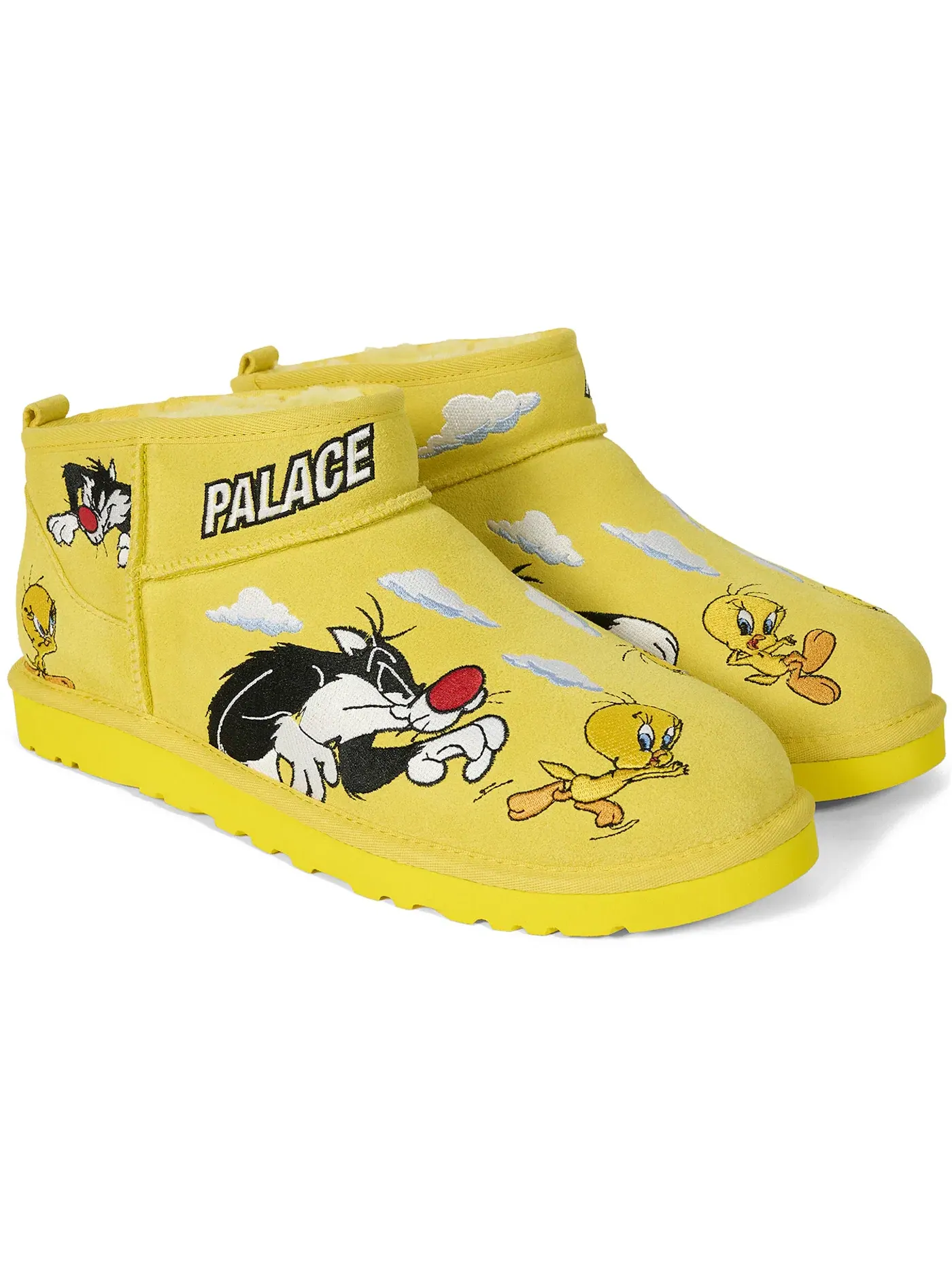 Ботинки мужские UGG Classic Ultra Mini Palace x Looney Tunes — изображение 1 из 1, желтый