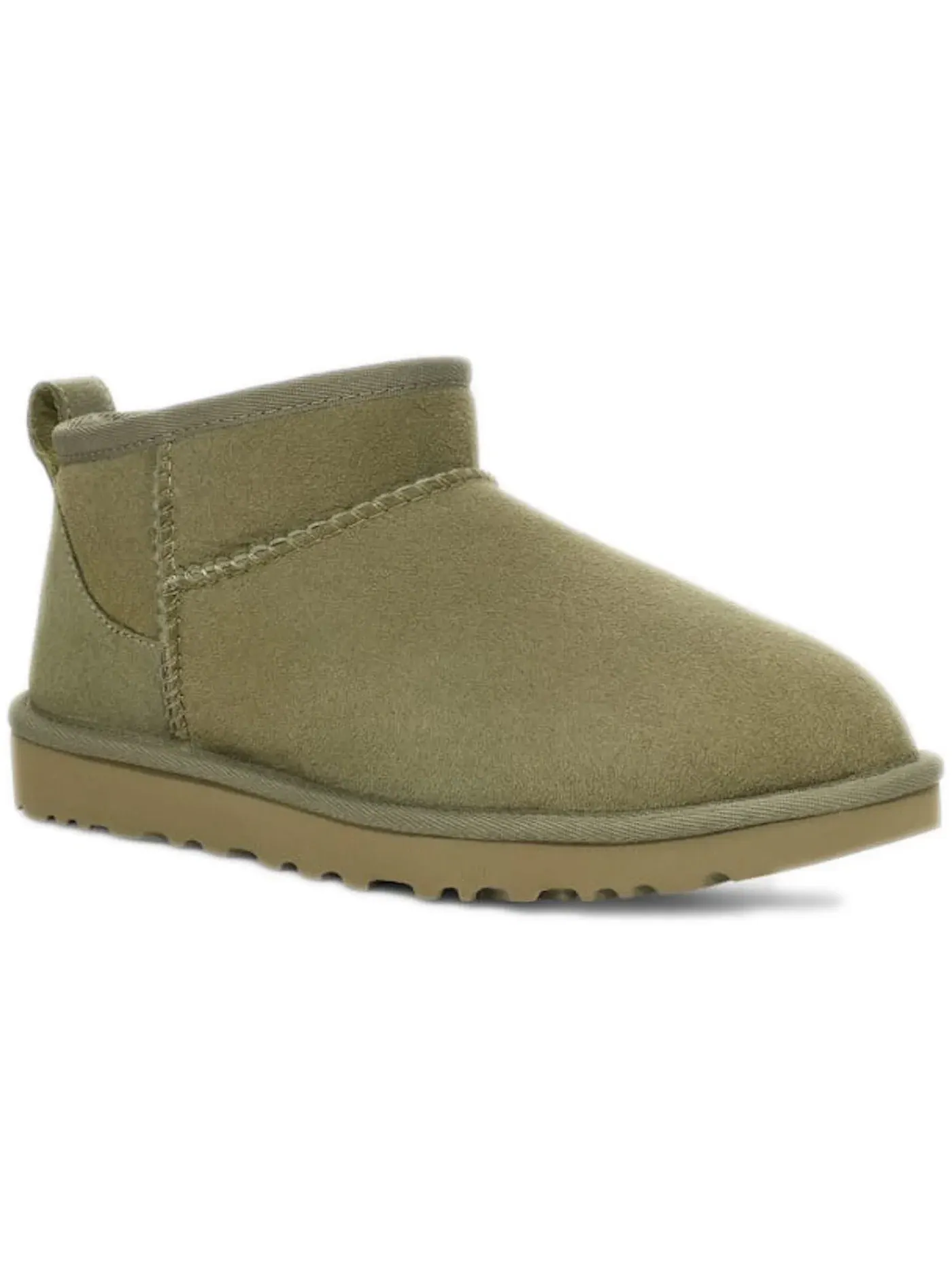 Ботинки женские UGG Classic Ultra Mini — изображение 2 из 3, зеленый