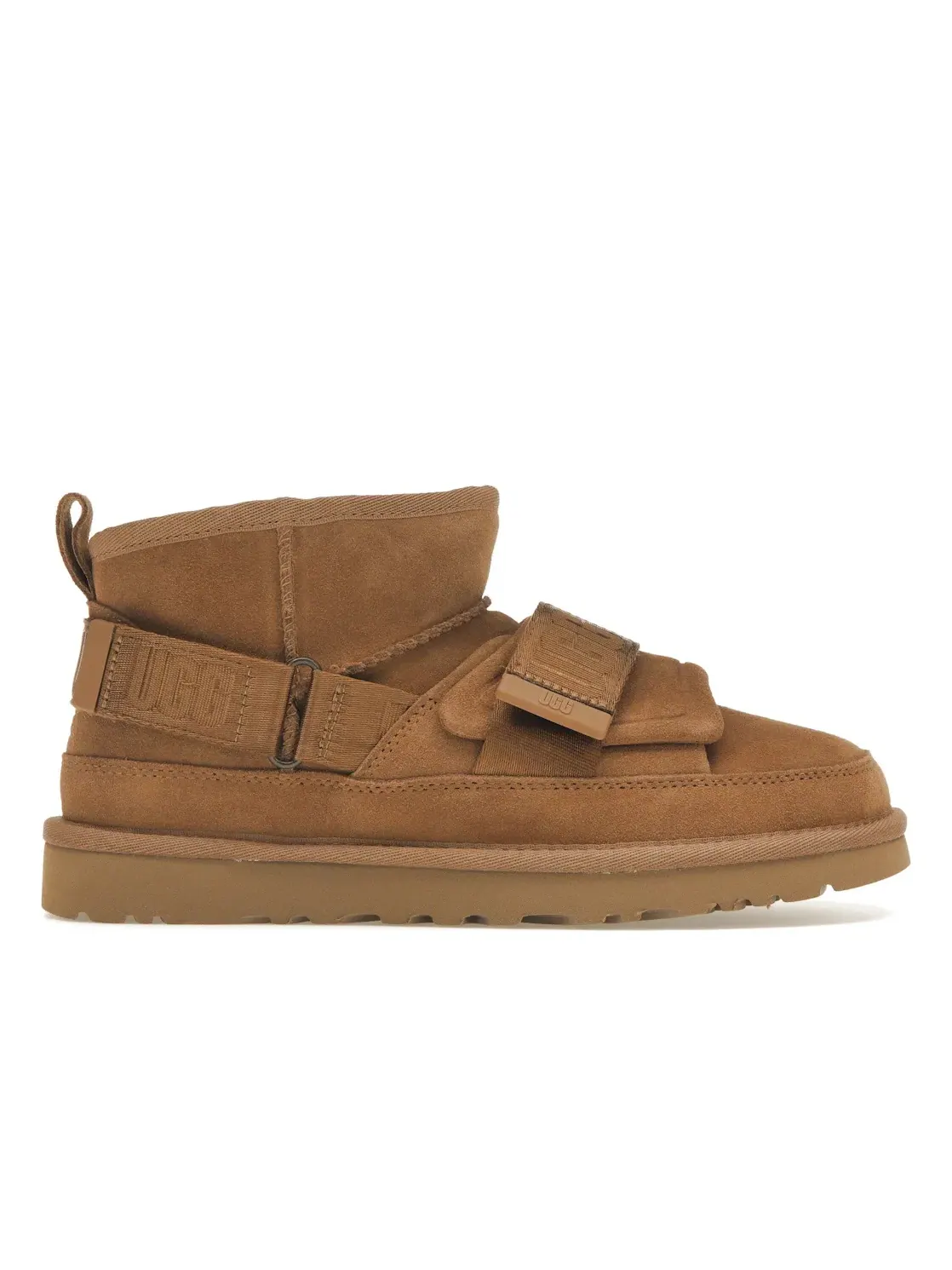 Ботинки женские UGG Classic Ultra Mini Hybrid — изображение 1 из 4, каштановый