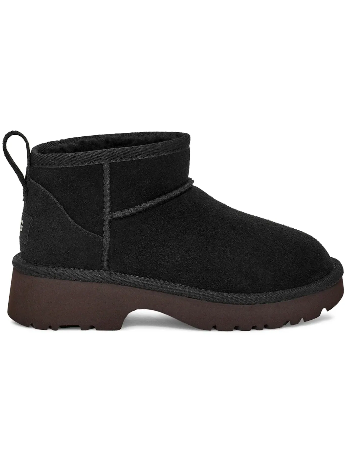 Ботинки детские UGG Classic Ultra Mini New Heights — изображение 1 из 1, черный
