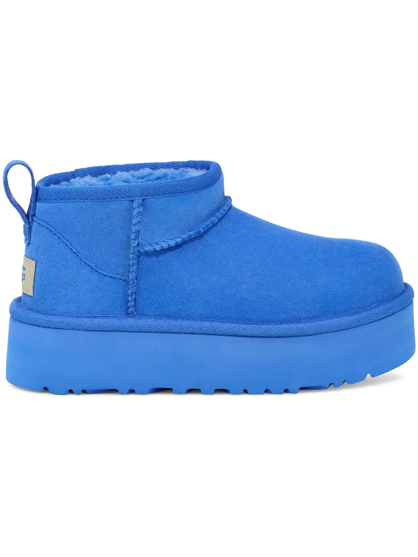 Ботинки детские UGG Classic Ultra Mini Platform — изображение 1 из 1, голубой
