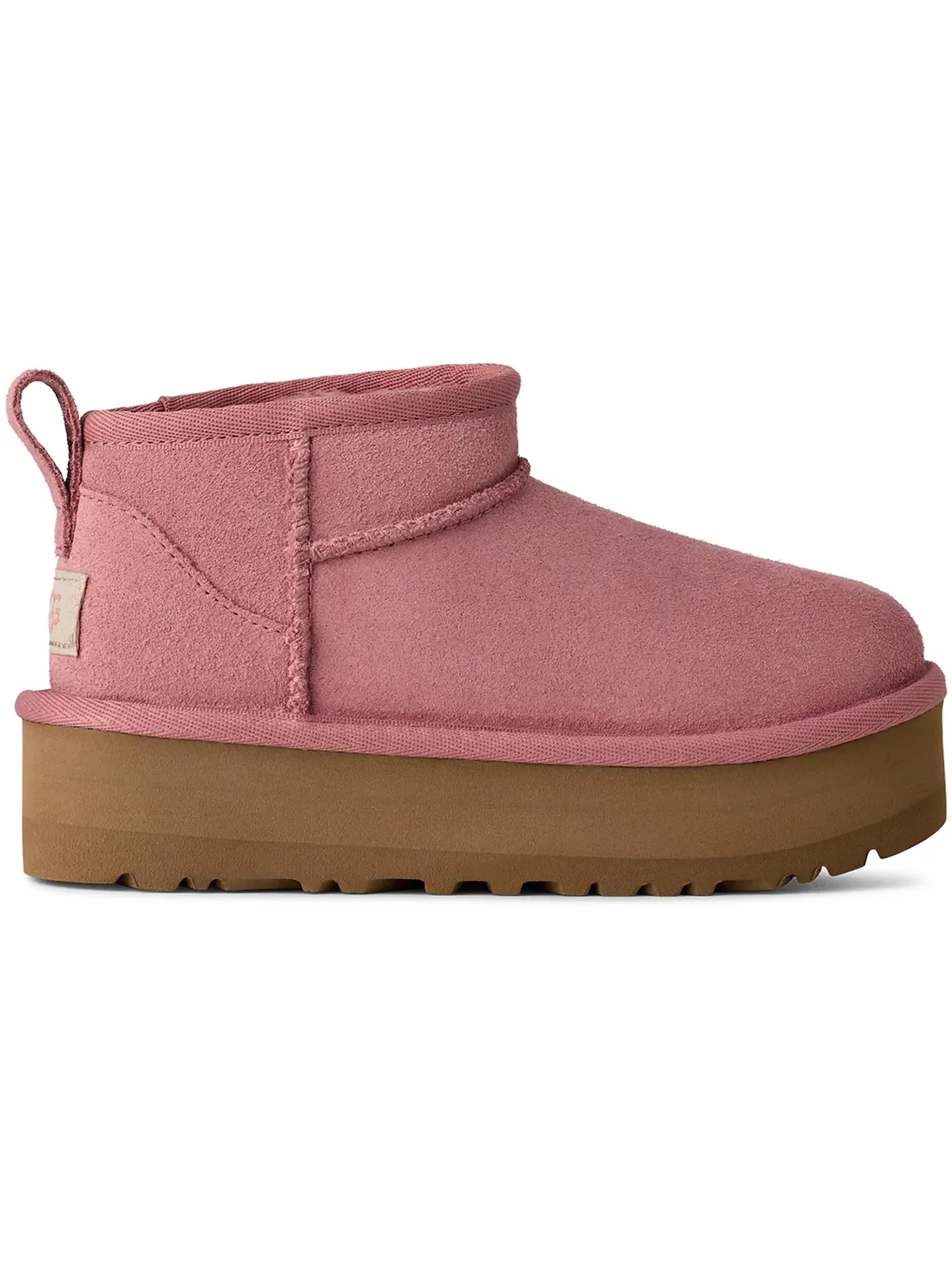 Ботинки детские UGG Classic Ultra Mini Platform — изображение 1 из 1, светло-розовый