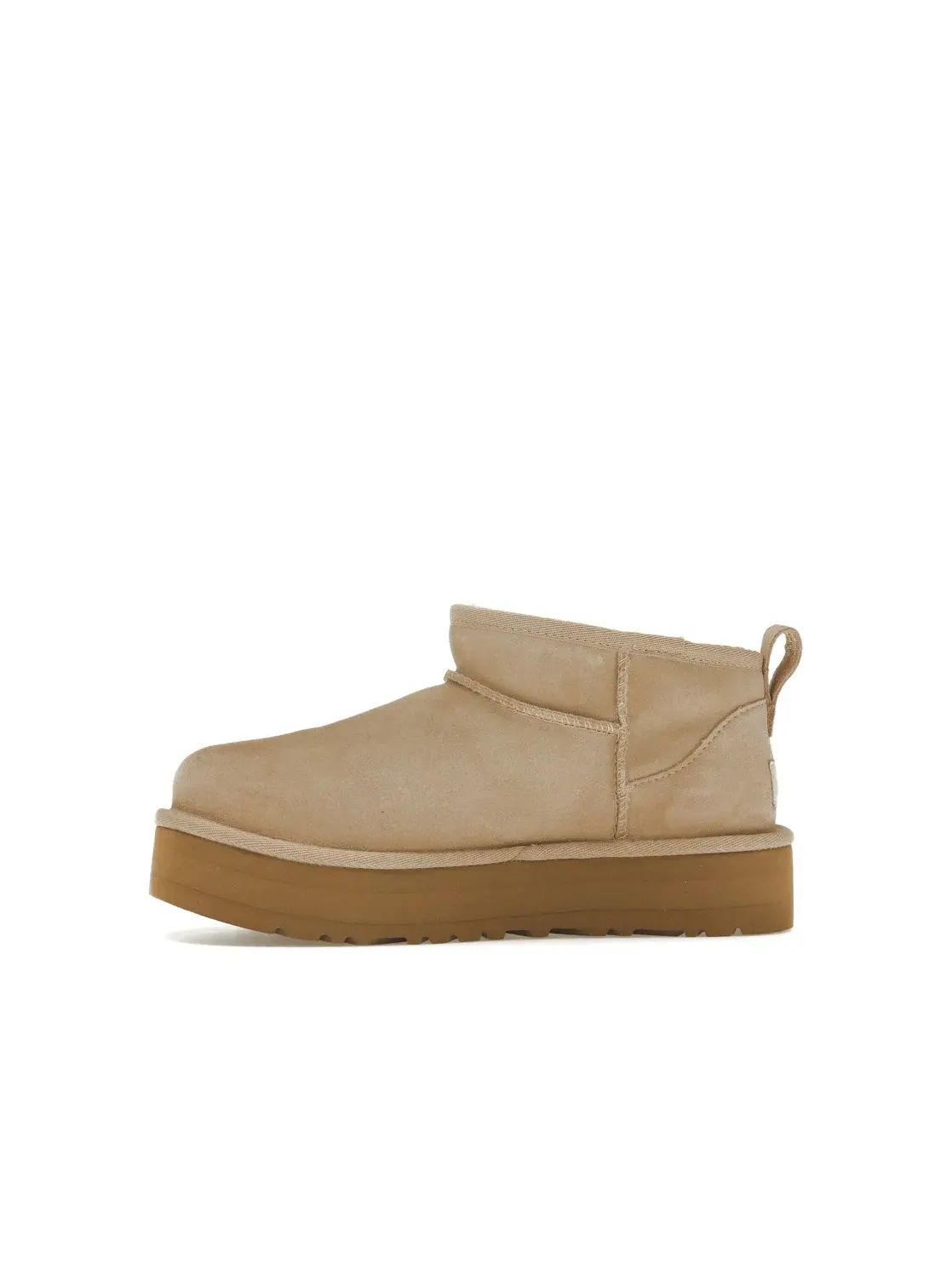 Ботинки детские UGG Classic Ultra Mini Platform — изображение 3 из 4, песочный