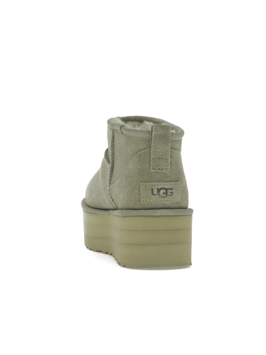 Ботинки женские UGG Classic Ultra Mini Platform — изображение 4 из 4, зеленый