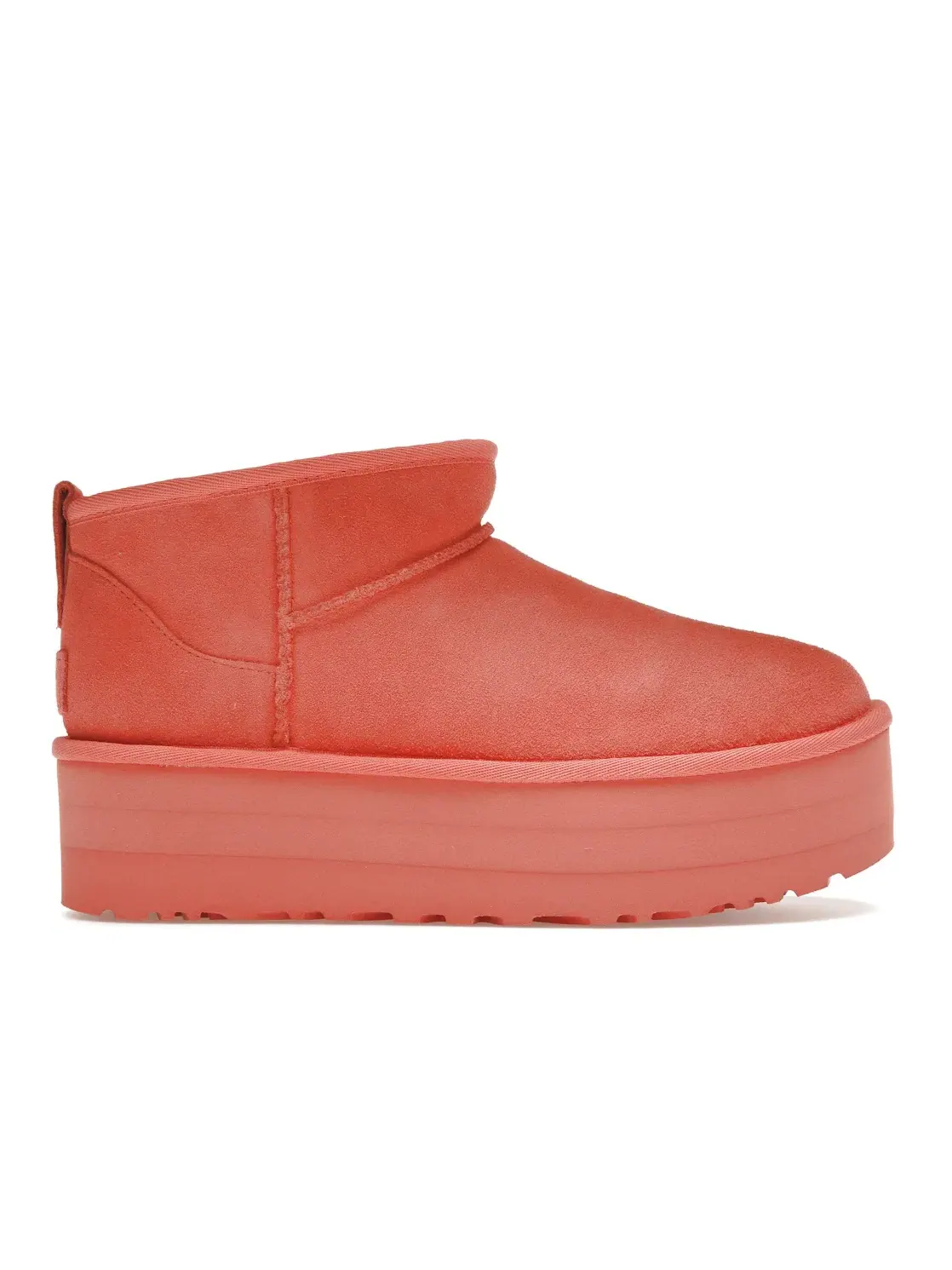 Ботинки женские UGG Classic Ultra Mini Platform — изображение 1 из 4, коралловый