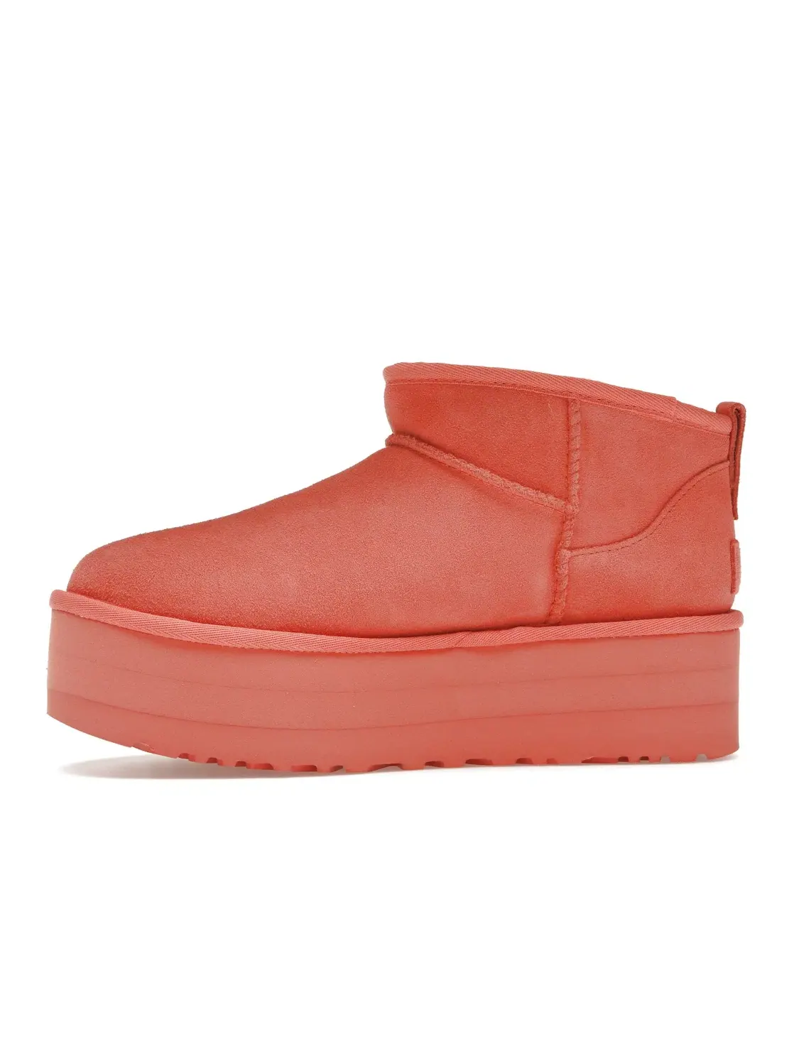 Ботинки женские UGG Classic Ultra Mini Platform — изображение 3 из 4, коралловый
