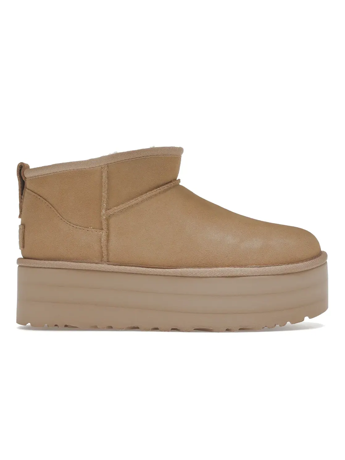 Ботинки женские UGG Classic Ultra Mini Platform — изображение 1 из 4, серо-бежевый